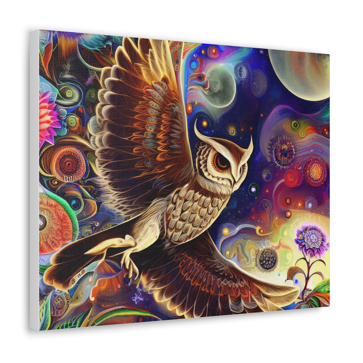 Michigan Owl - Canvas Wall Art