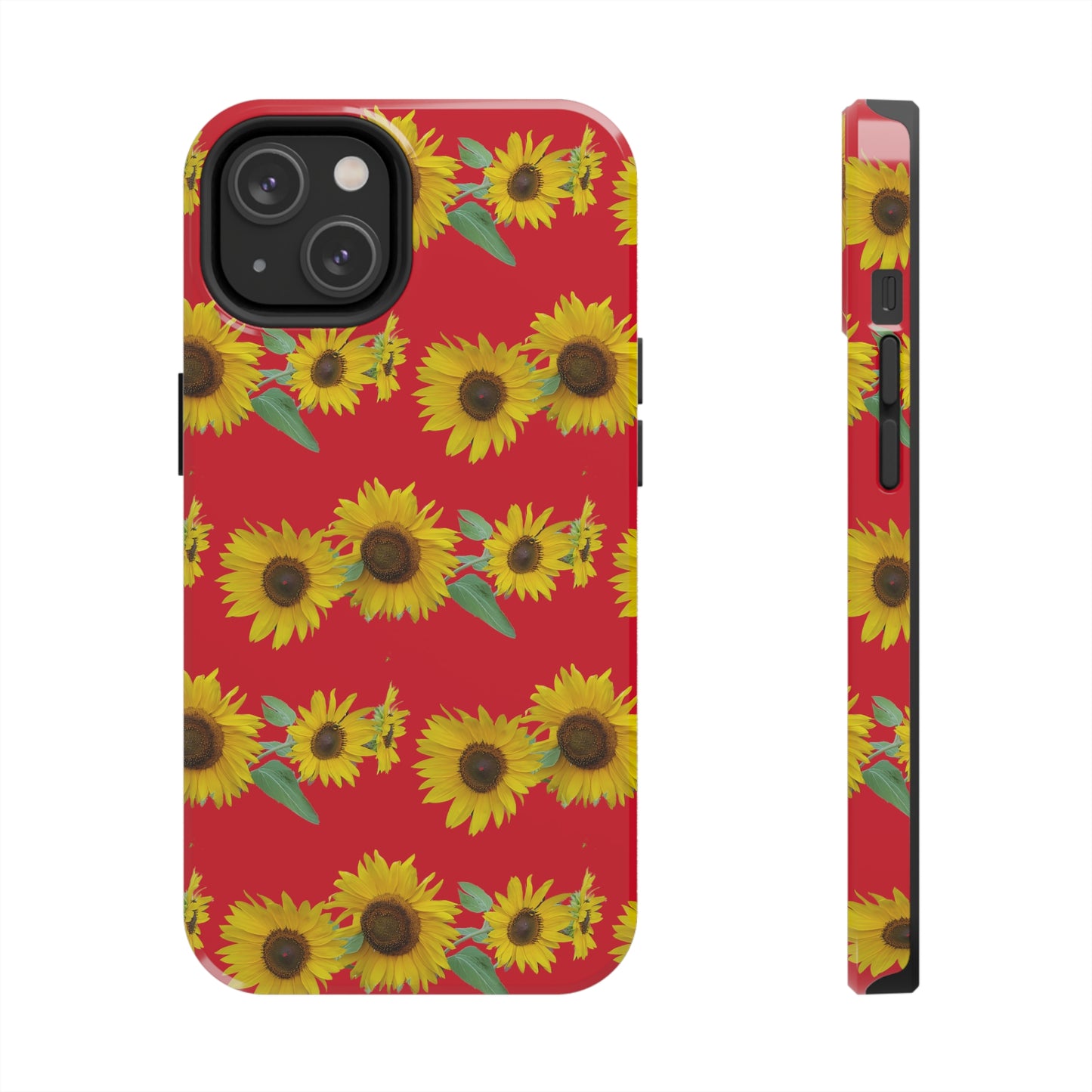 Sunflower Cluster RedTough Phone Case