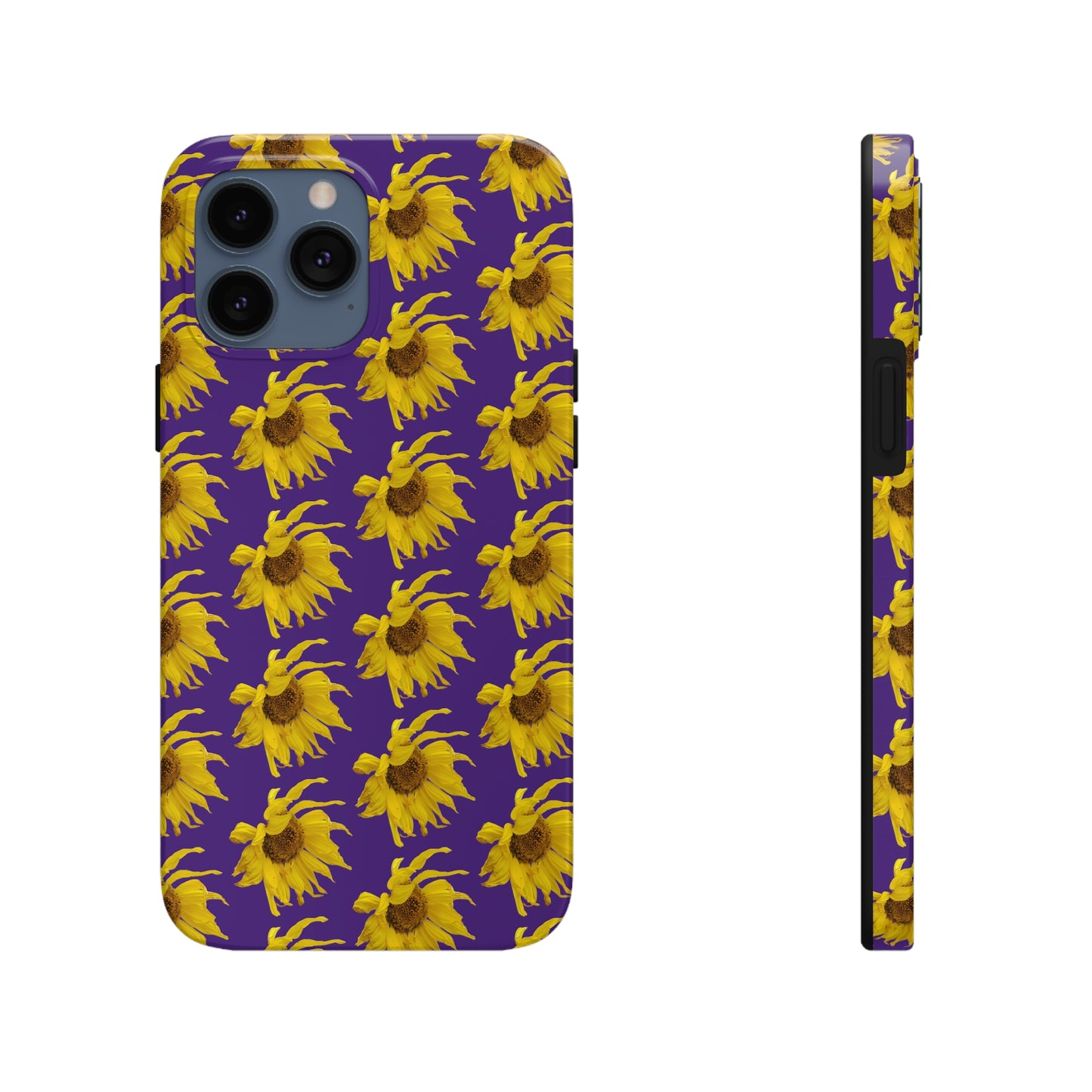 Fall Sunflower Purple Tough Phone Case