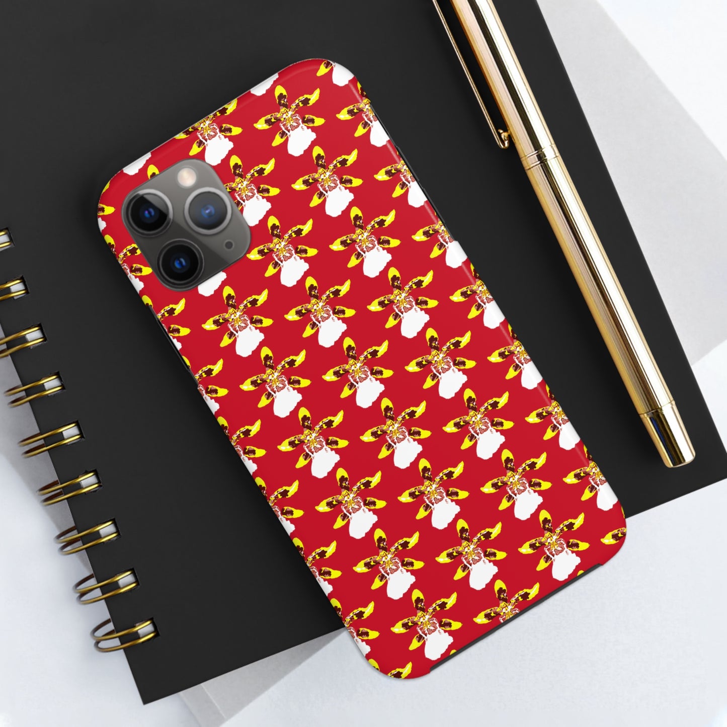 Tiger Orchid Red Tough Phone Case