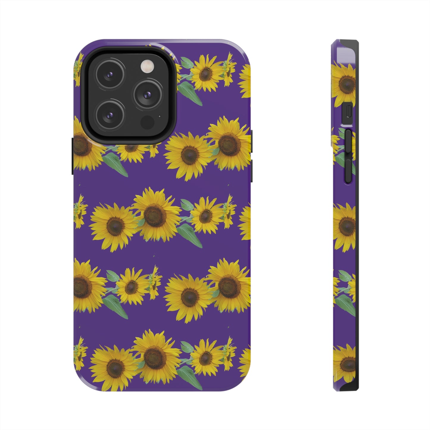 Sunflower Cluster Purple Tough Phone Case