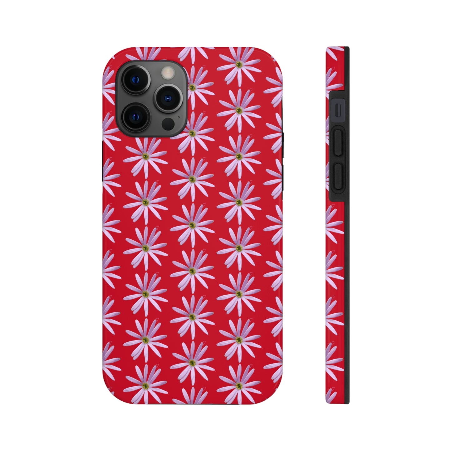 Aster Red Tough Phone Case