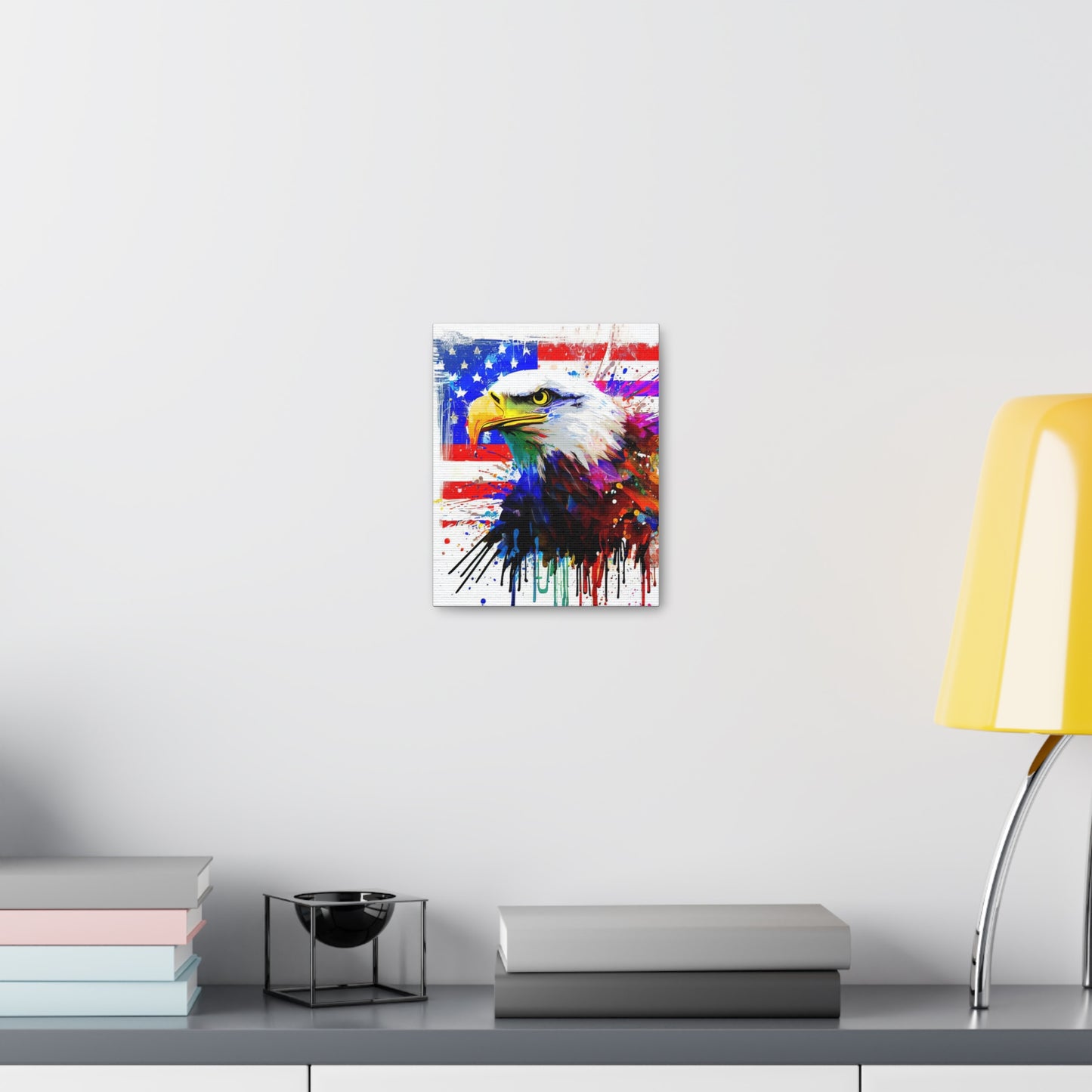 American Eagle Flag  - Canvas Wall Art