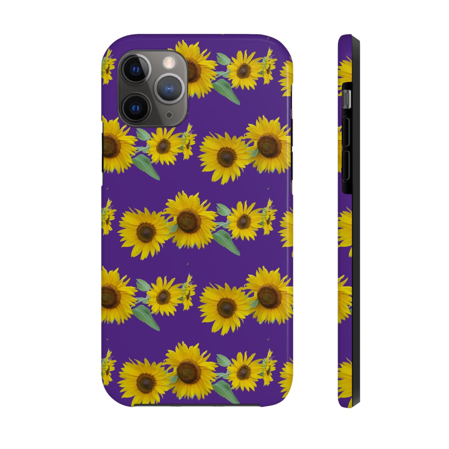 Sunflower Cluster Purple Tough Phone Case