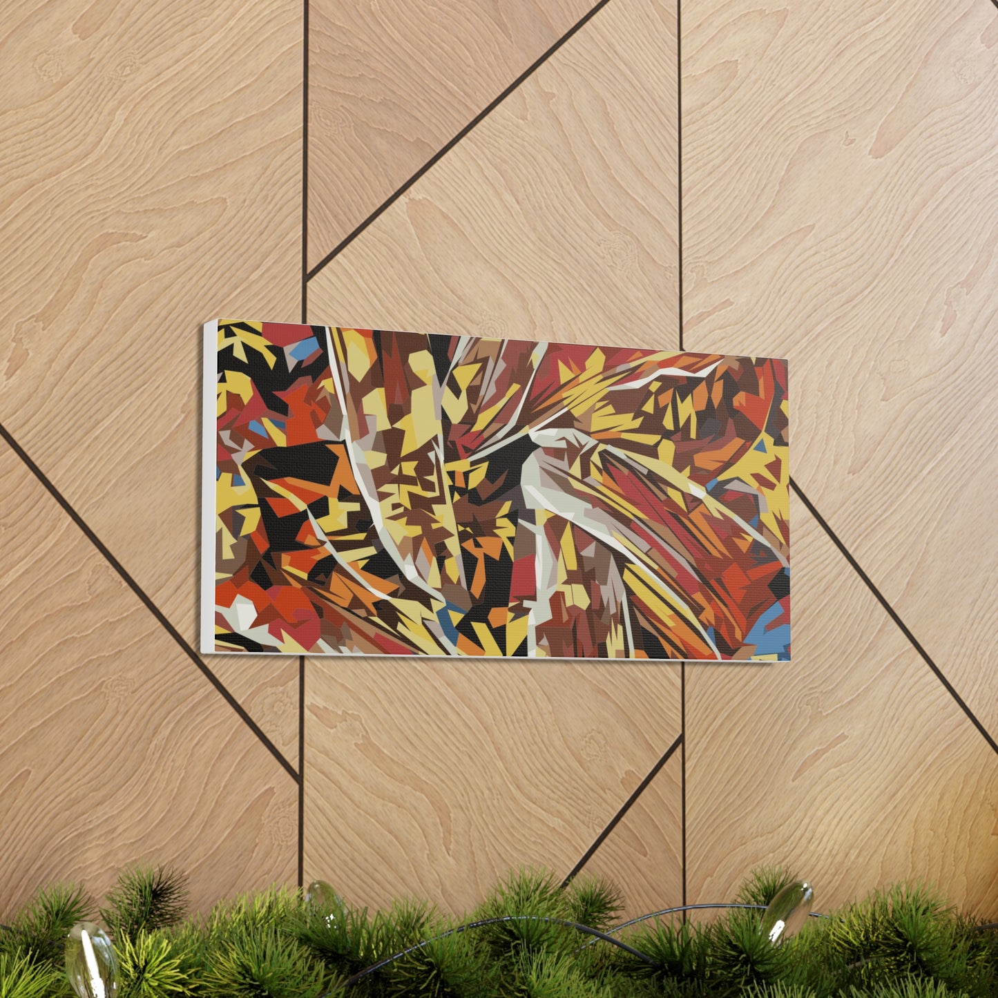 Abstract Floral Fiesta Canvas Gallery Wraps