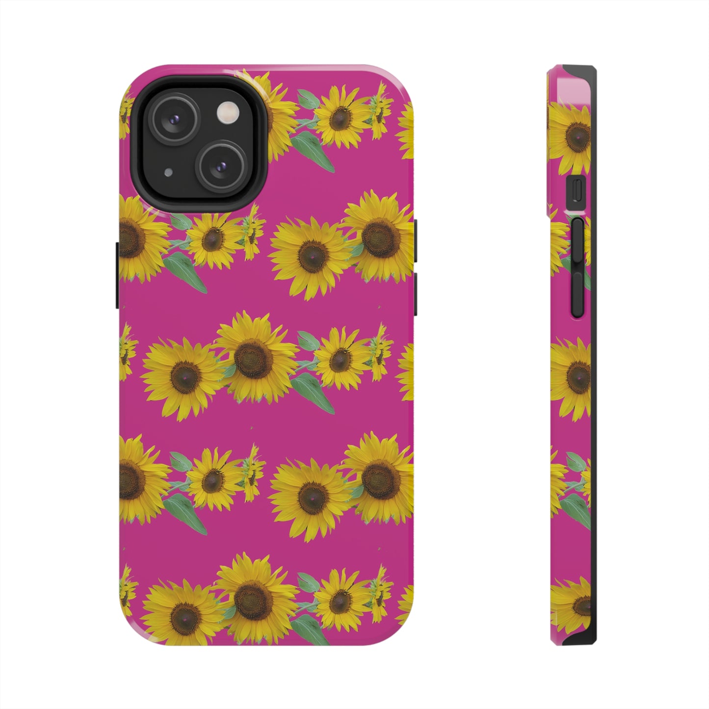 Sunflower Cluster Pink Tough Phone Case