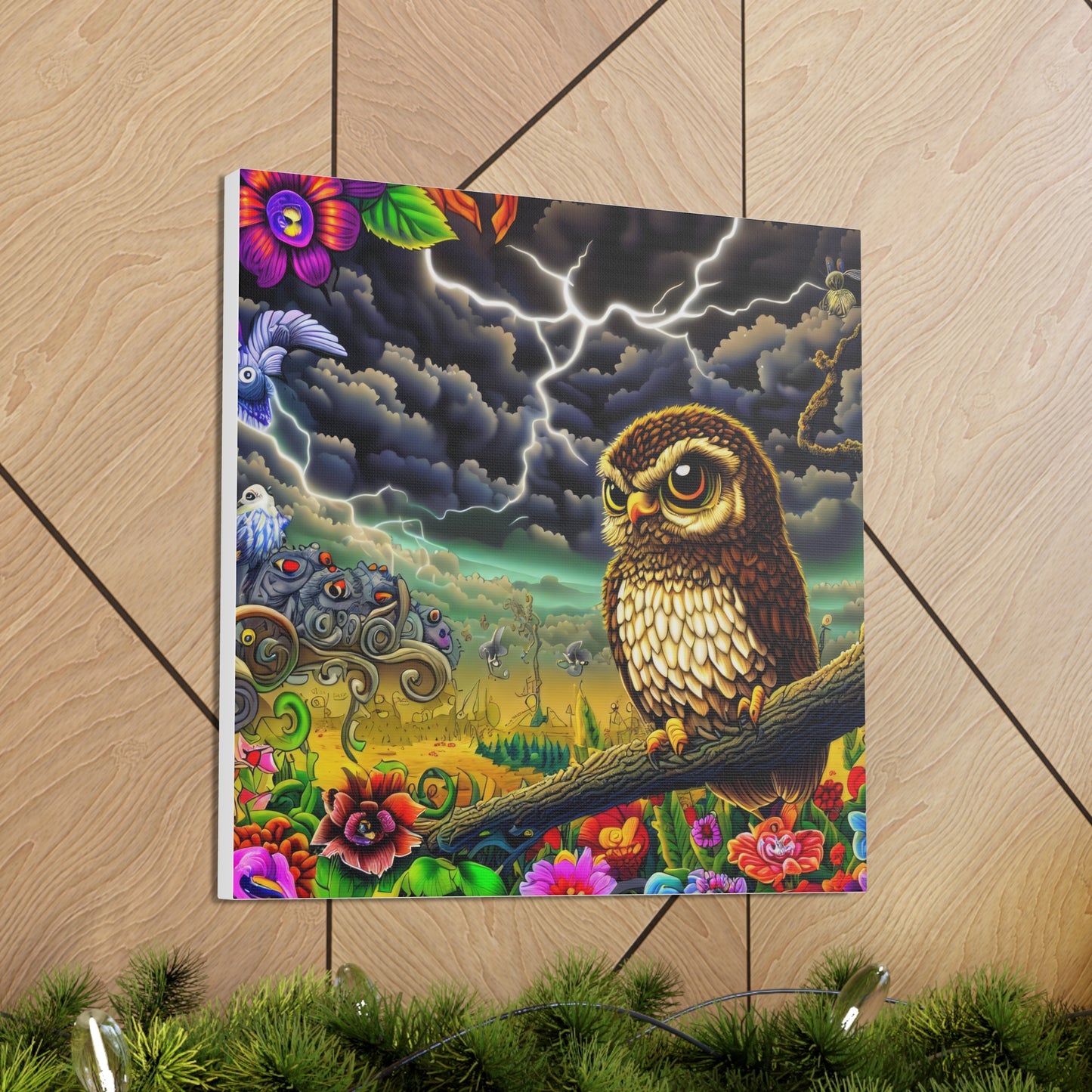 Oklahoma Owl - Canvas Wall Art