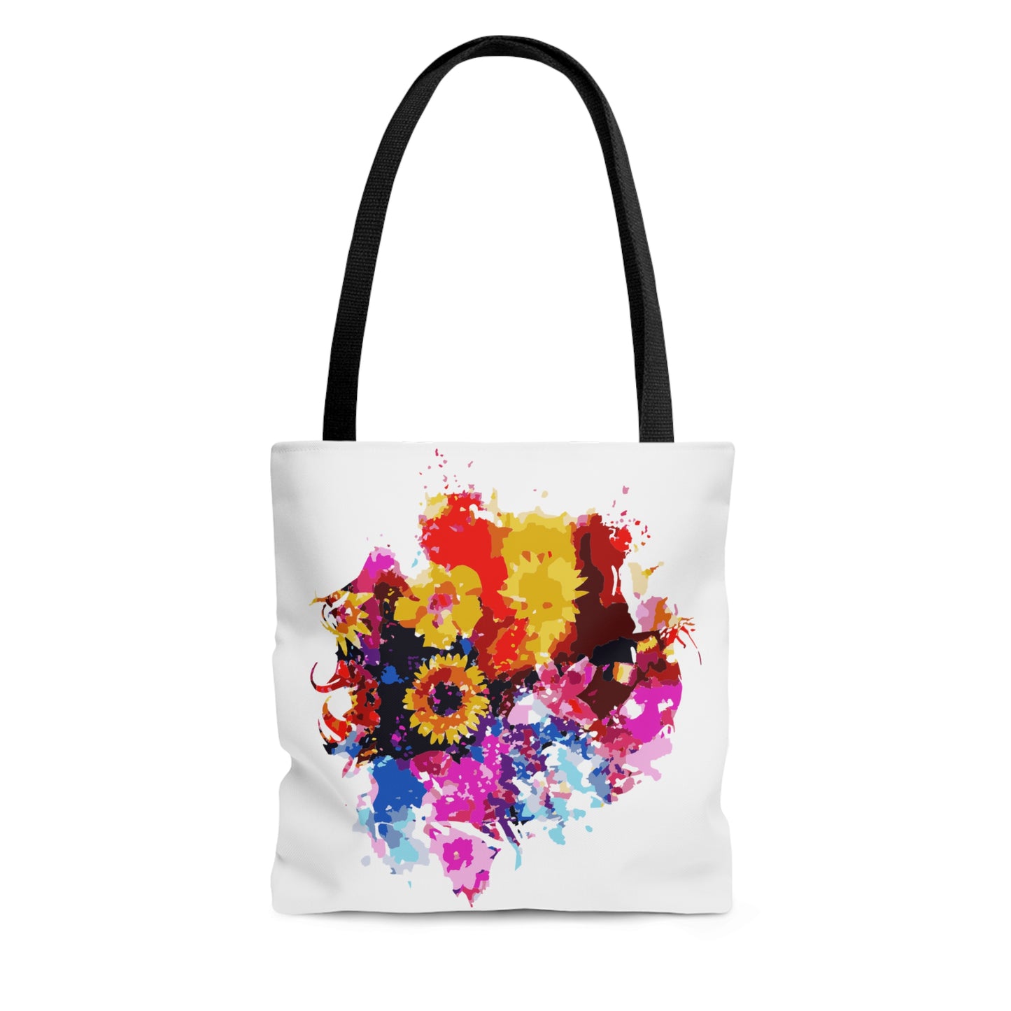 Floral Symphony Tote Bag