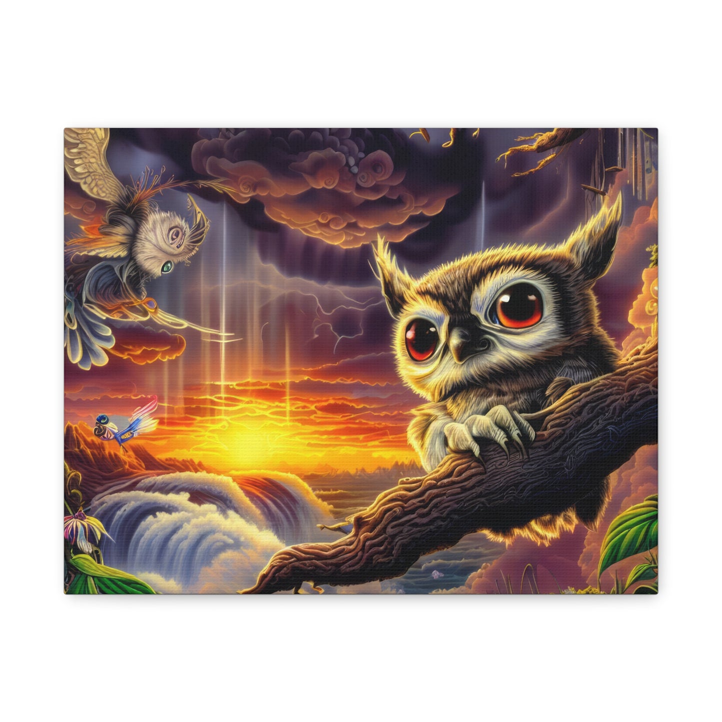 Agamemon Owl - Canvas Wall Art