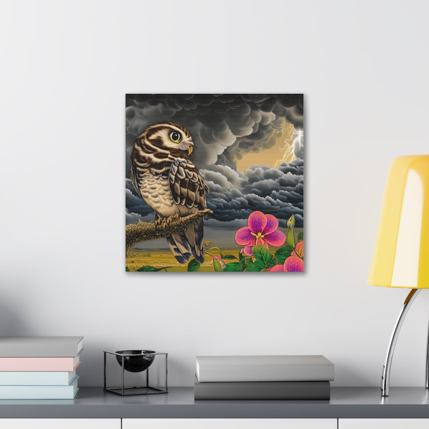 Hawaii Owl - Canvas Wall Art