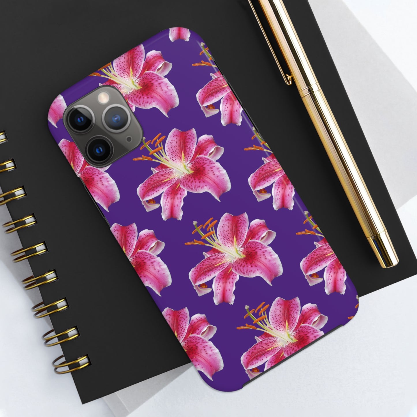 Stargazer Lily Purple Tough Phone Case