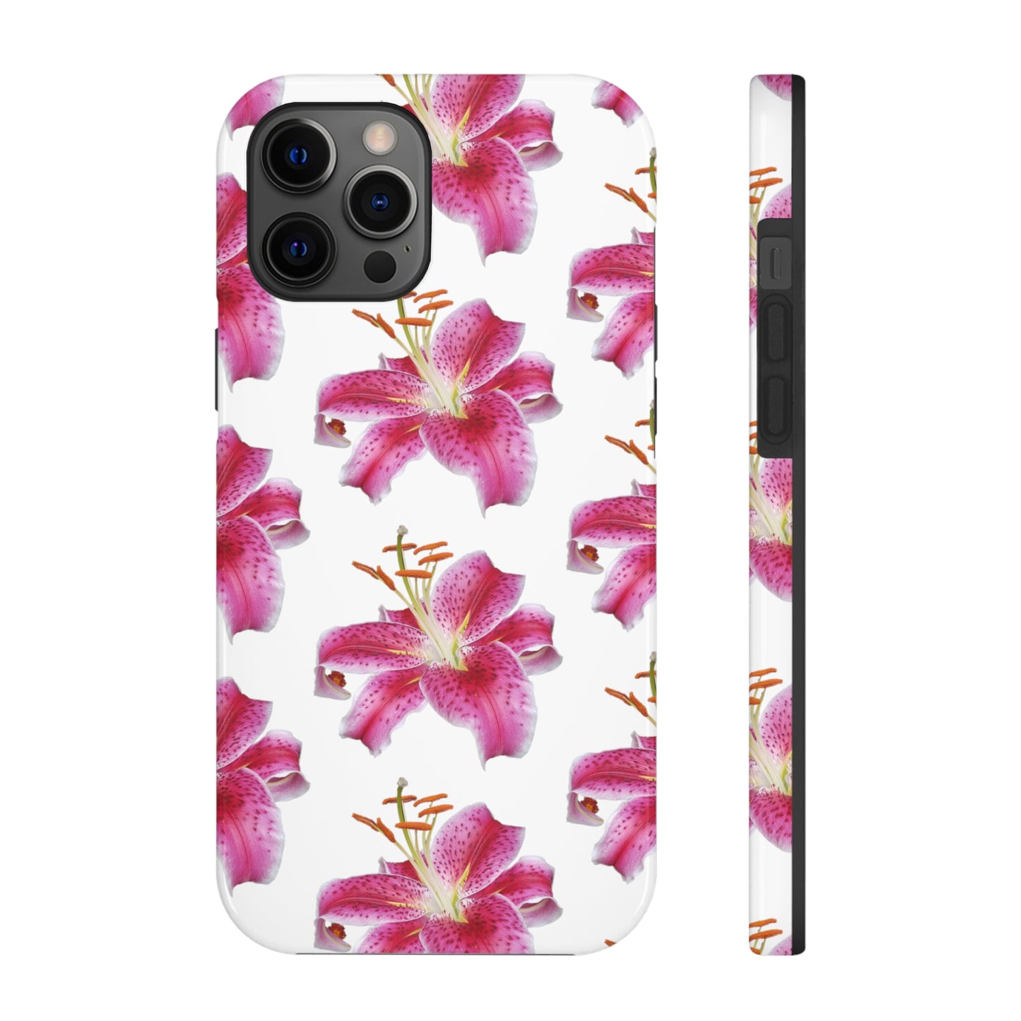 Stargazer Lily White Tough Phone Case