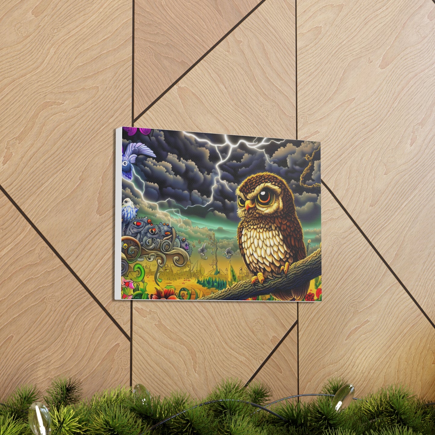 Oklahoma Owl - Canvas Wall Art