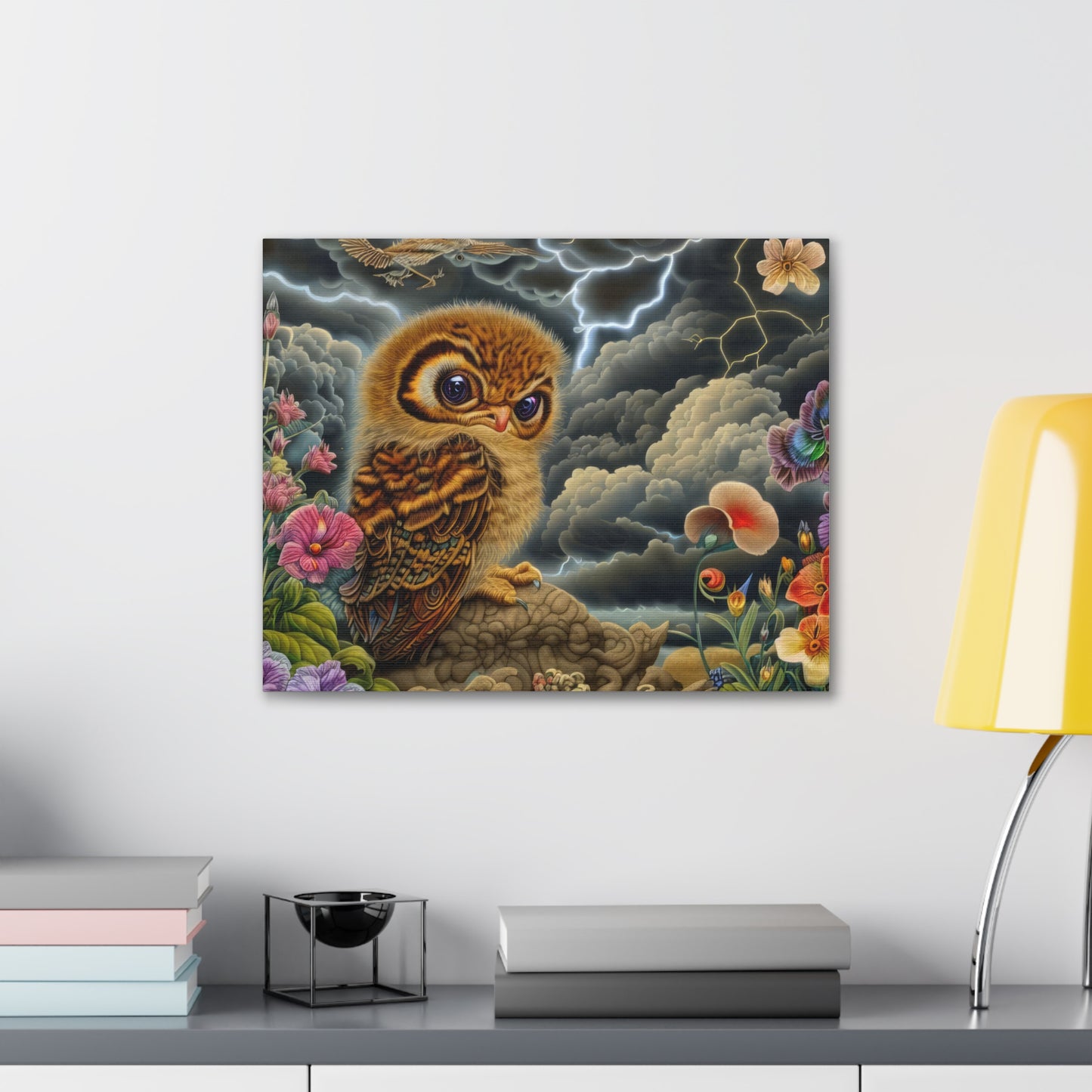 Achilles Owl - Canvas Wall Art