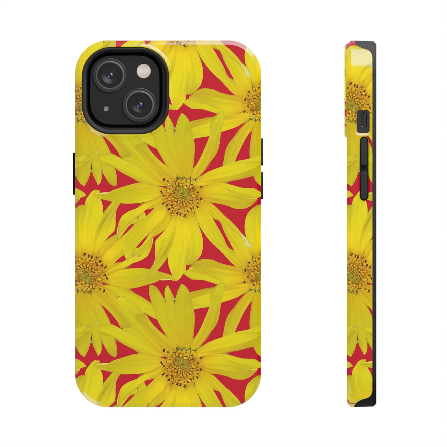 Big Sunflower Red Tough Phone Case