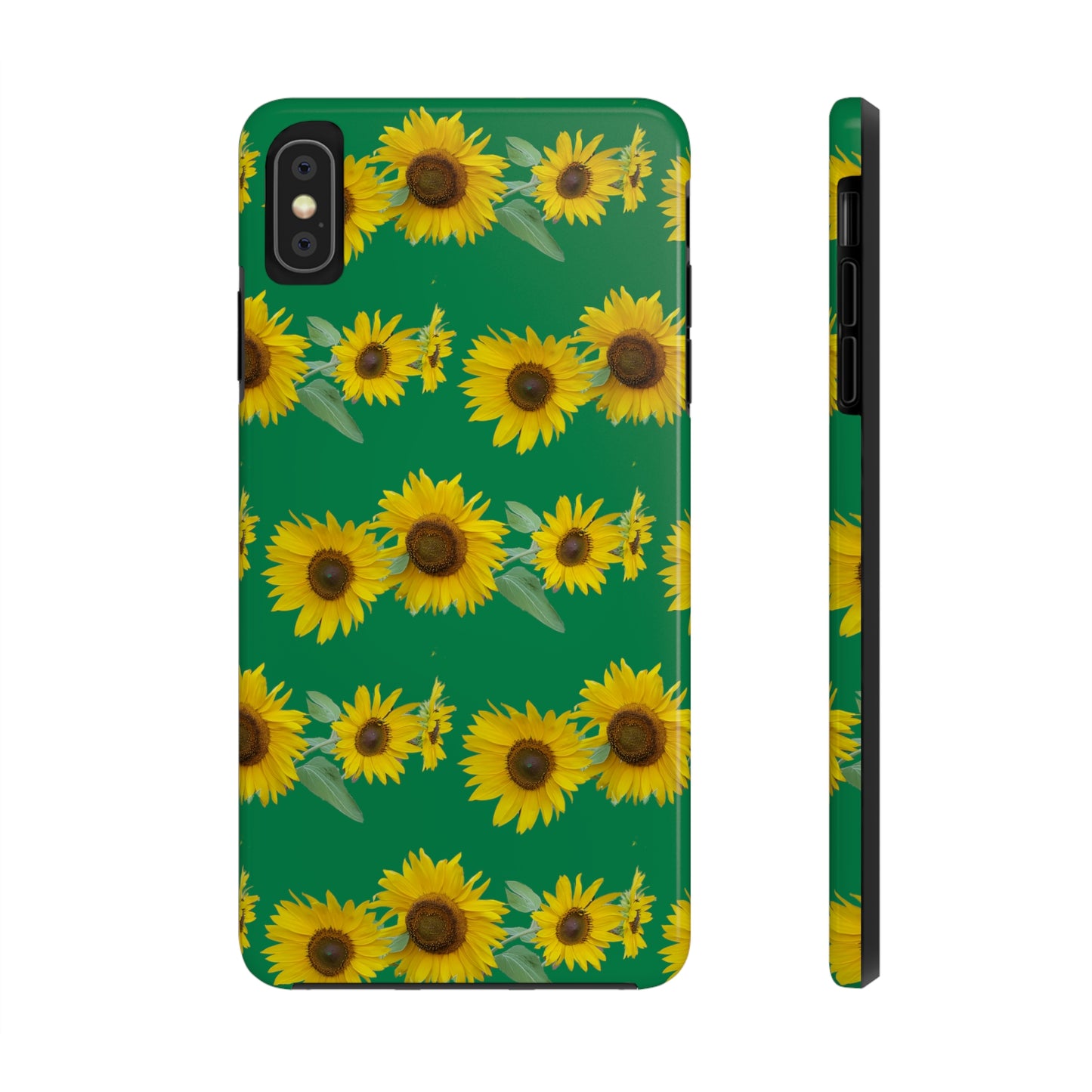 Sunflower Cluster Green Tough Phone Case