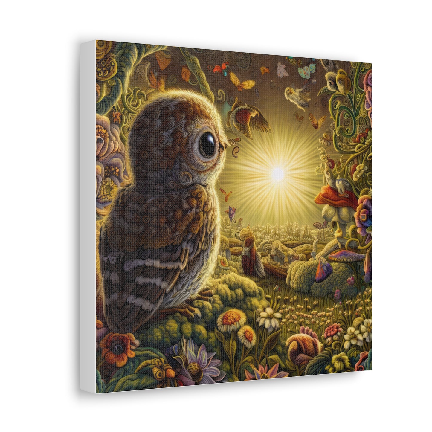 Massachusetts Owl - Canvas Wall Art