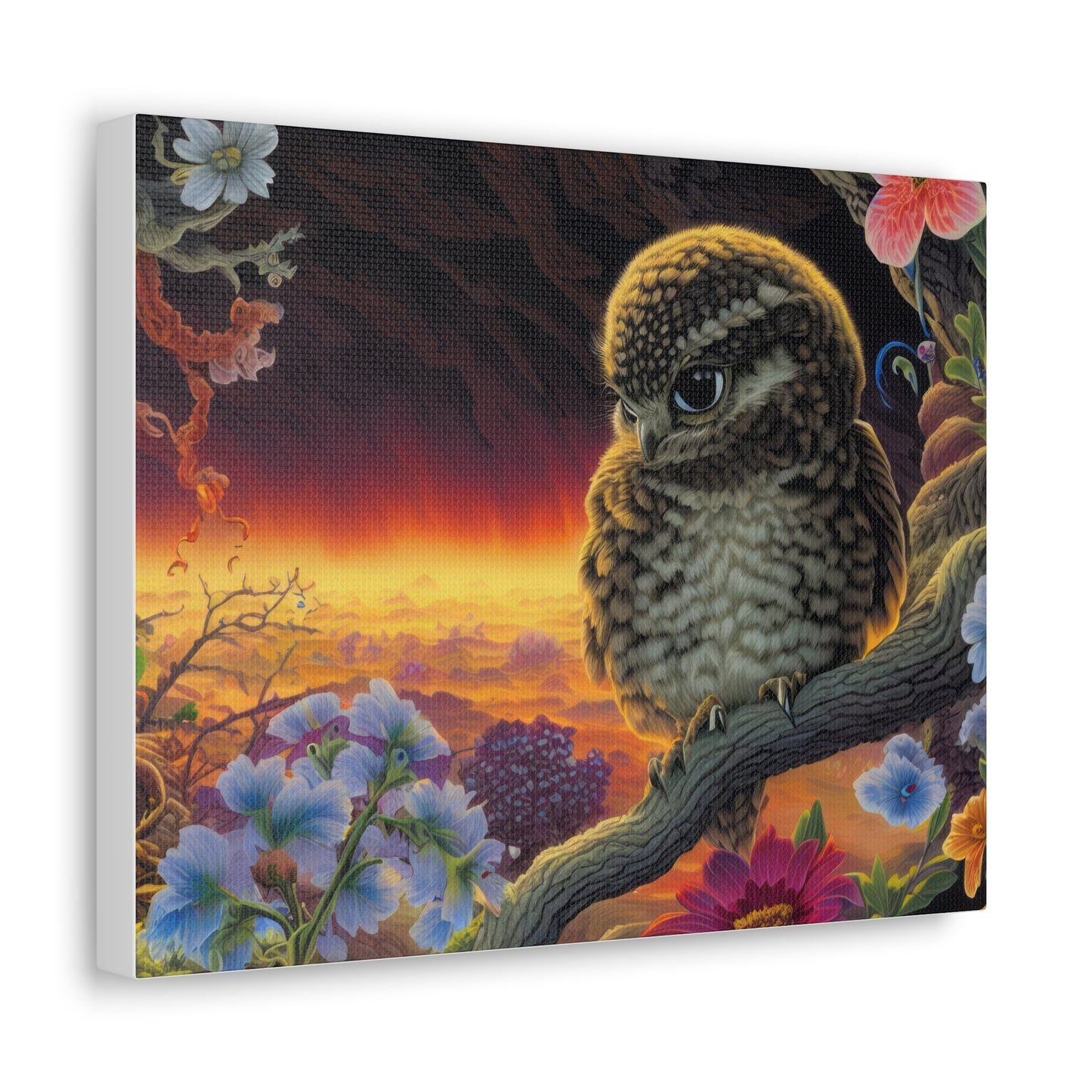 New Jersey Owl - Canvas Wall Art