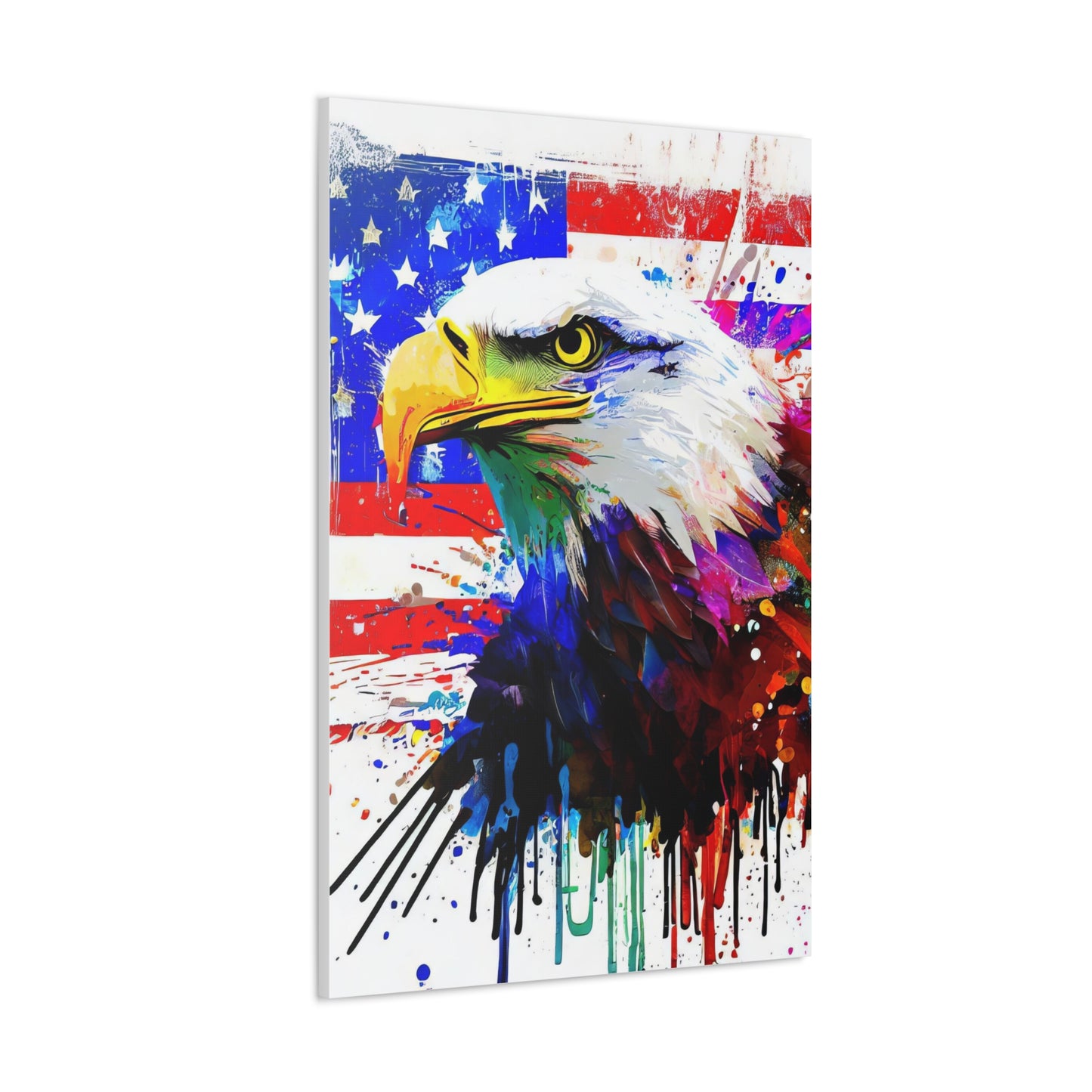 American Eagle Flag  - Canvas Wall Art