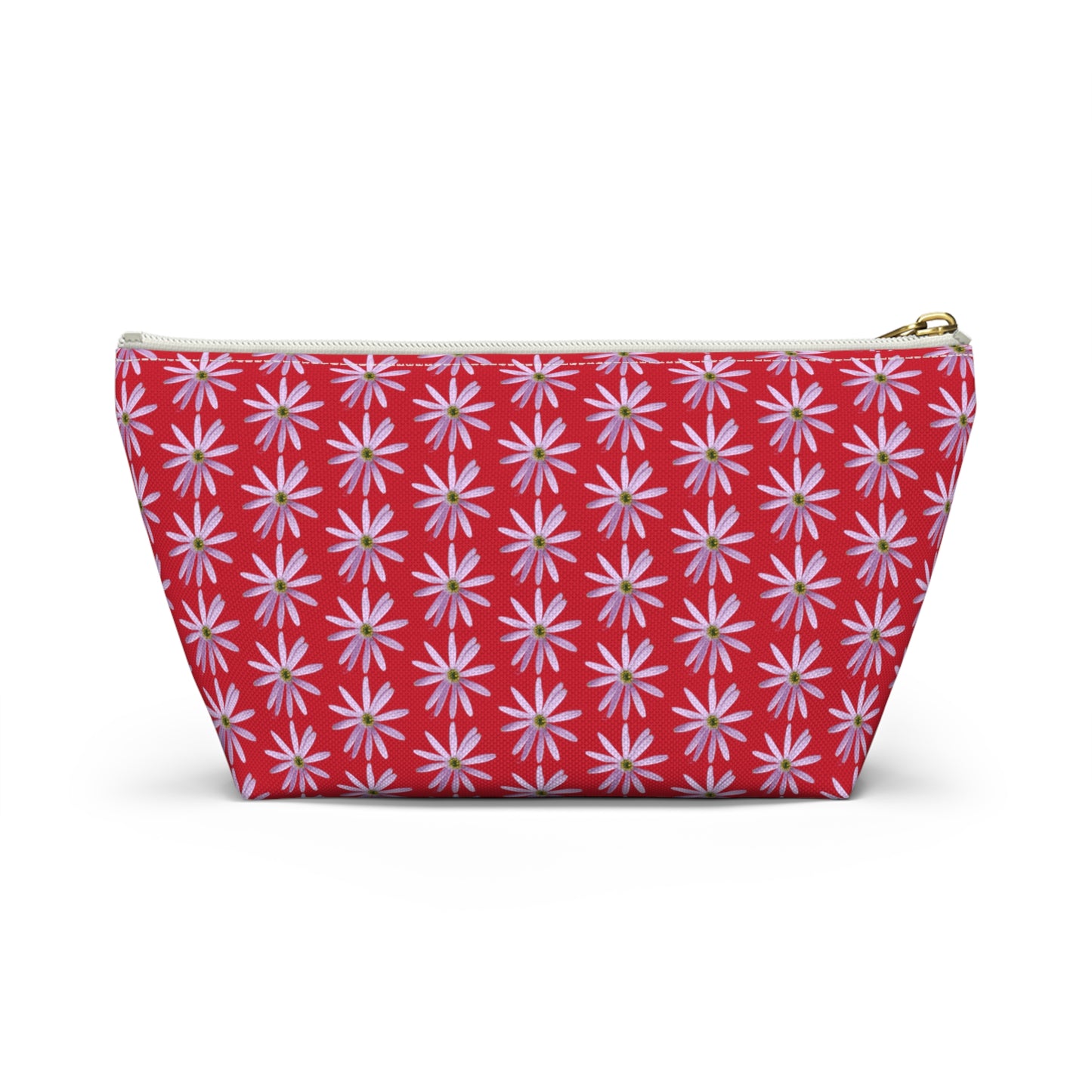 Aster Flower Accessory Pouch w T-bottom