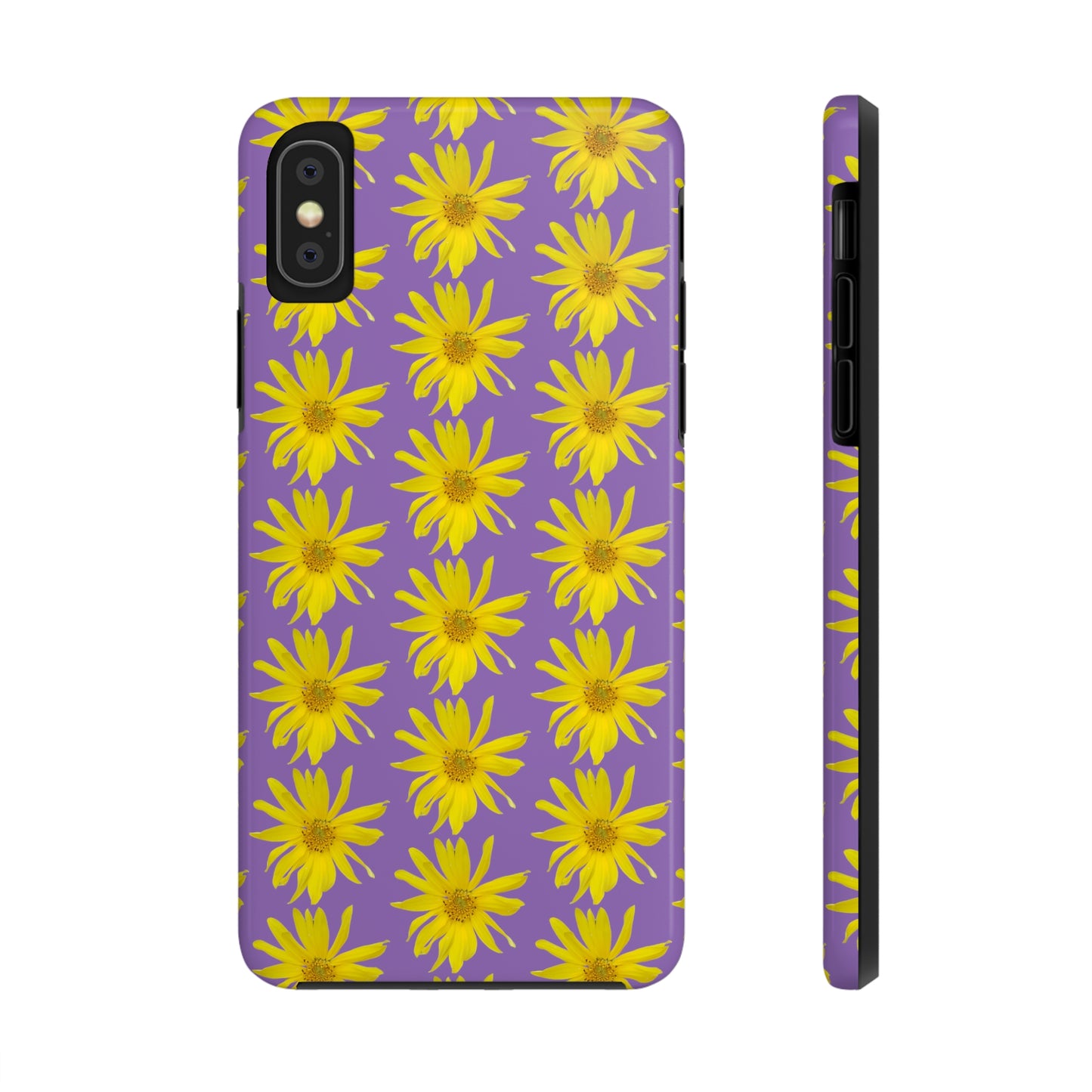 Wild Sunflower Purple Tough Phone Case