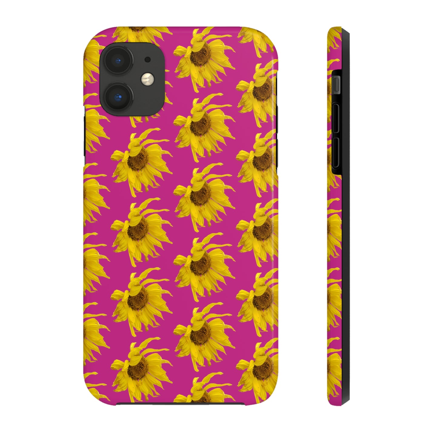 Fall Sunflower Pink Tough Phone Case