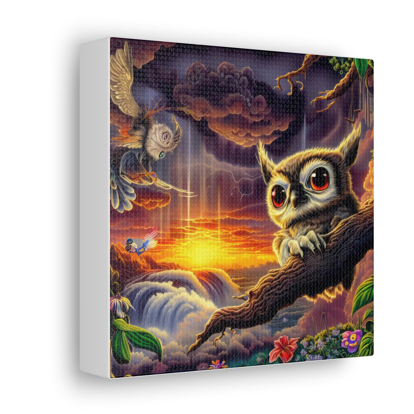 Agamemon Owl - Canvas Wall Art