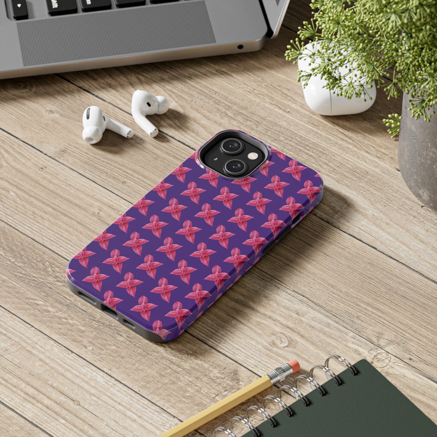 Coleus Purple Tough Phone Case