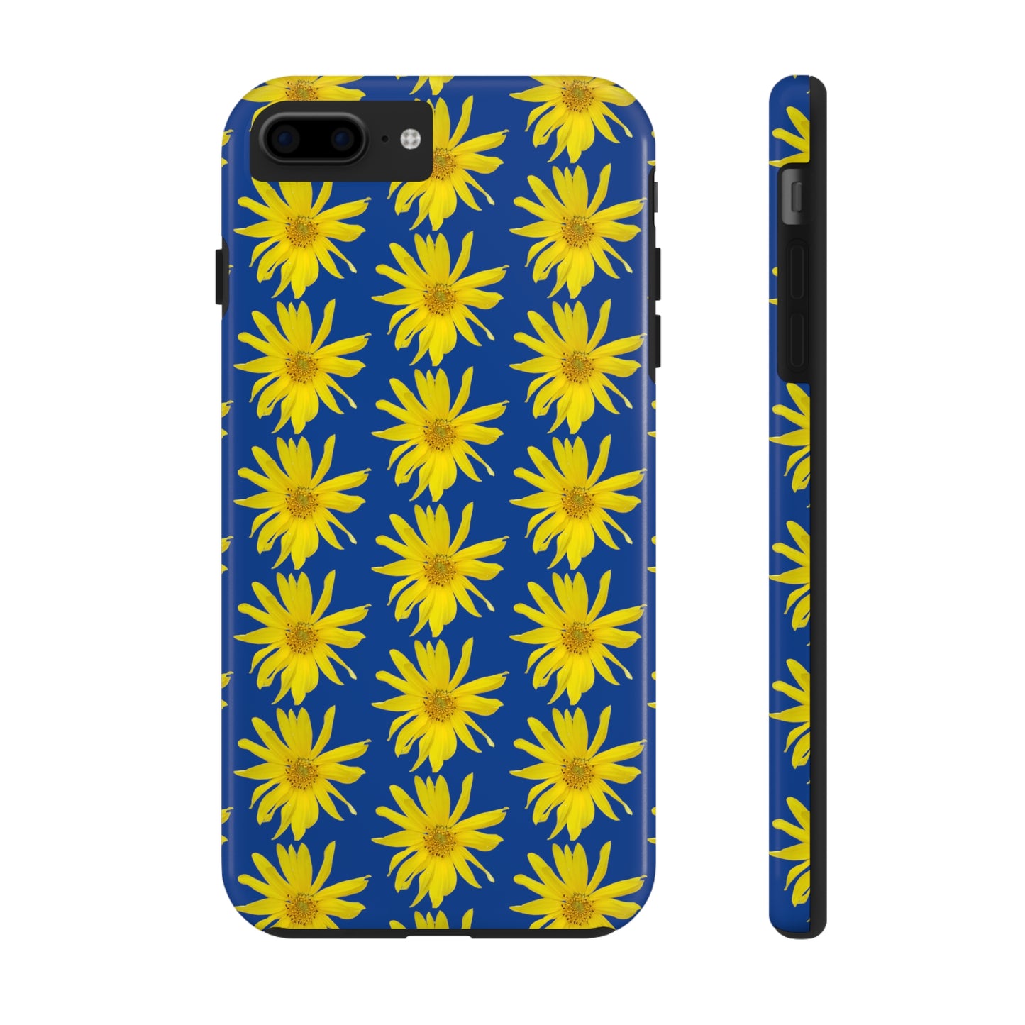 Wild Sunflower Blue Tough Phone Case