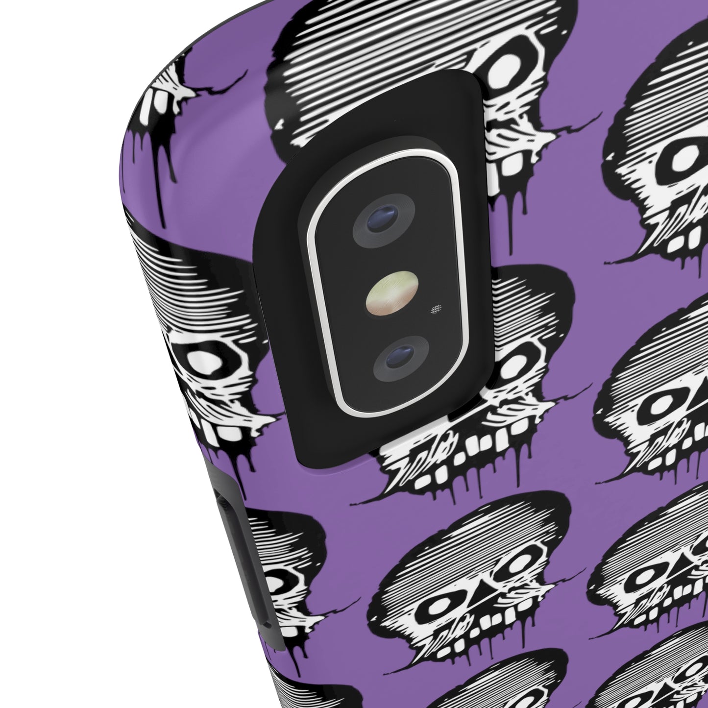 Skull Purple Tough Phone Case