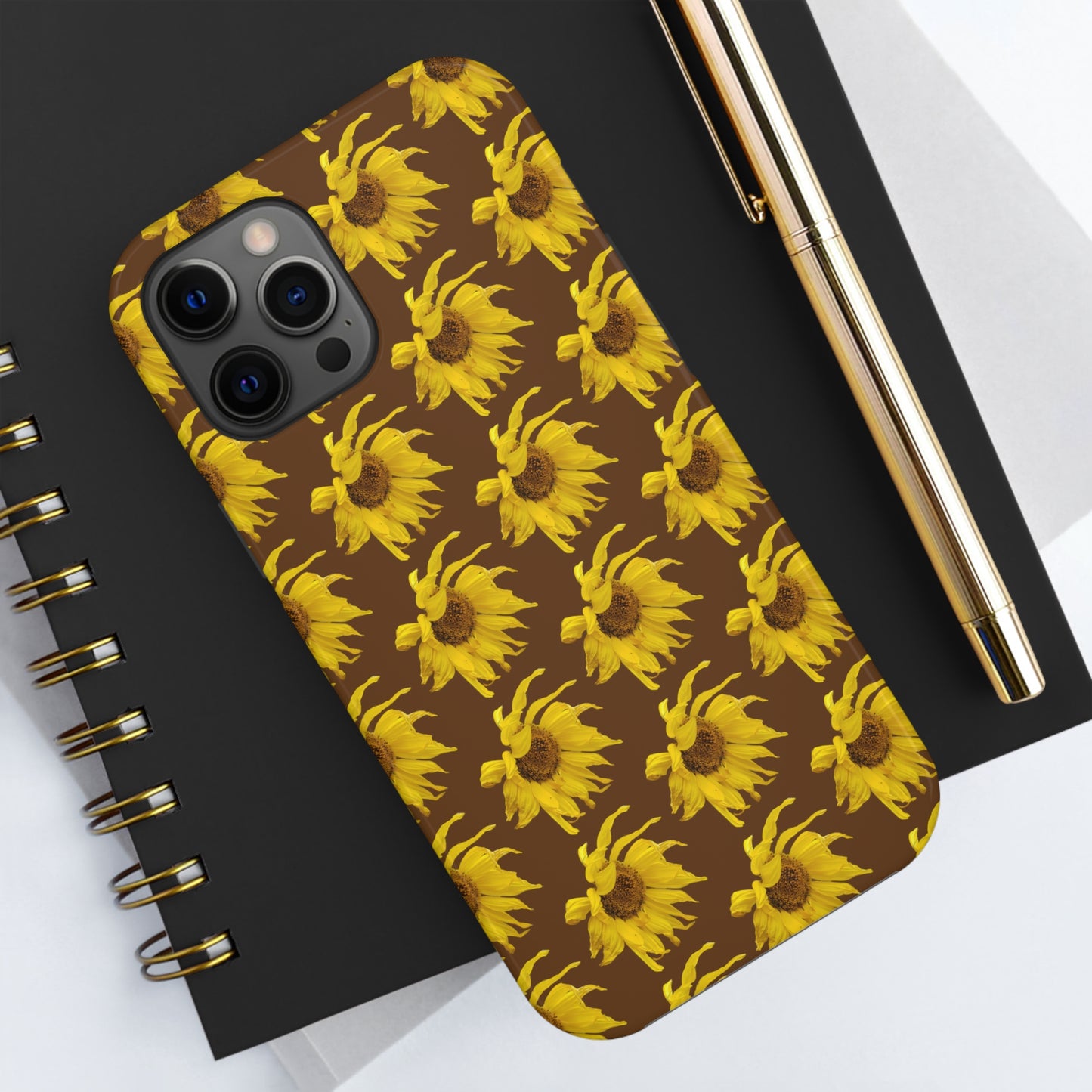 Fall Sunflower Brown Tough Phone Case