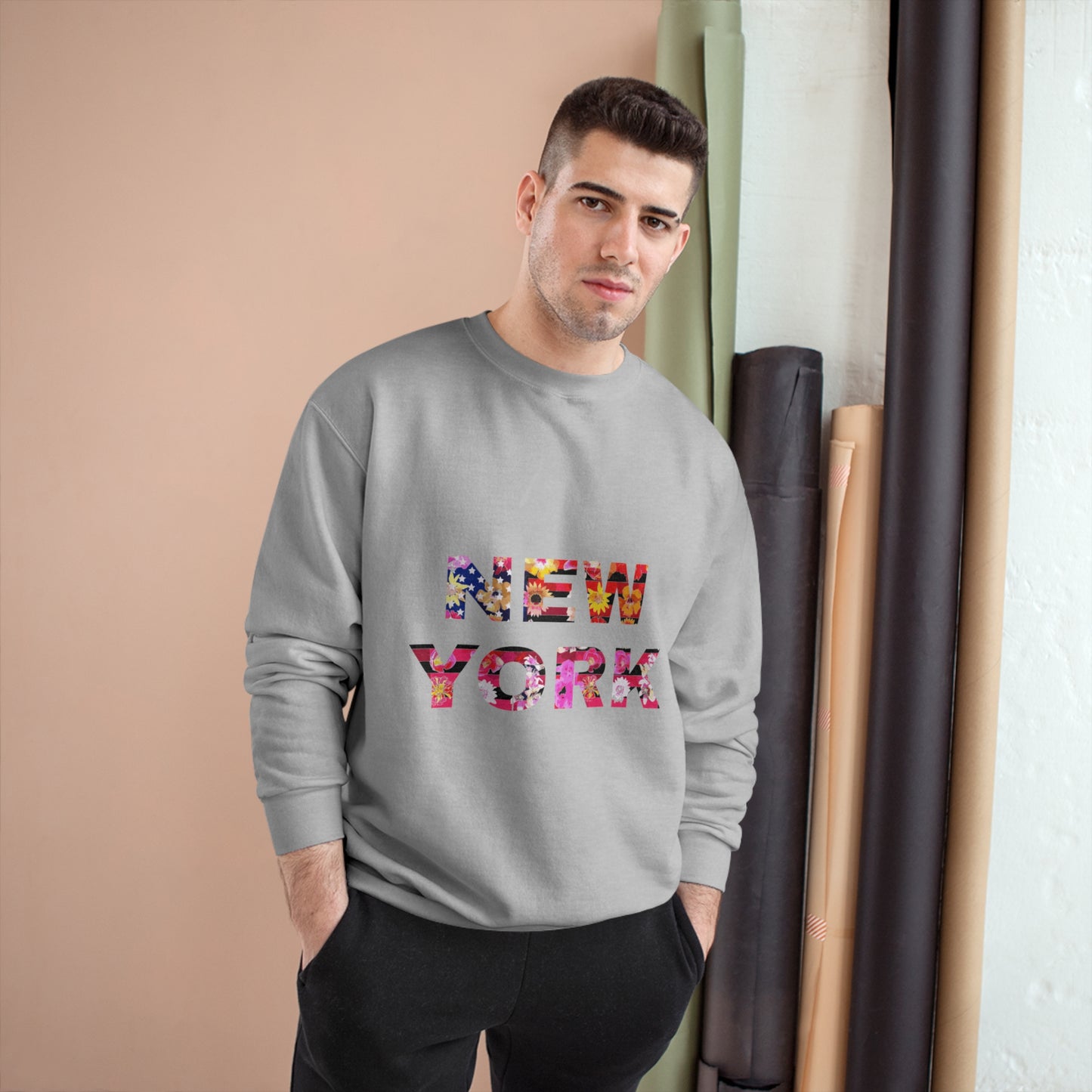 New York Floral Champion Sweatshirt