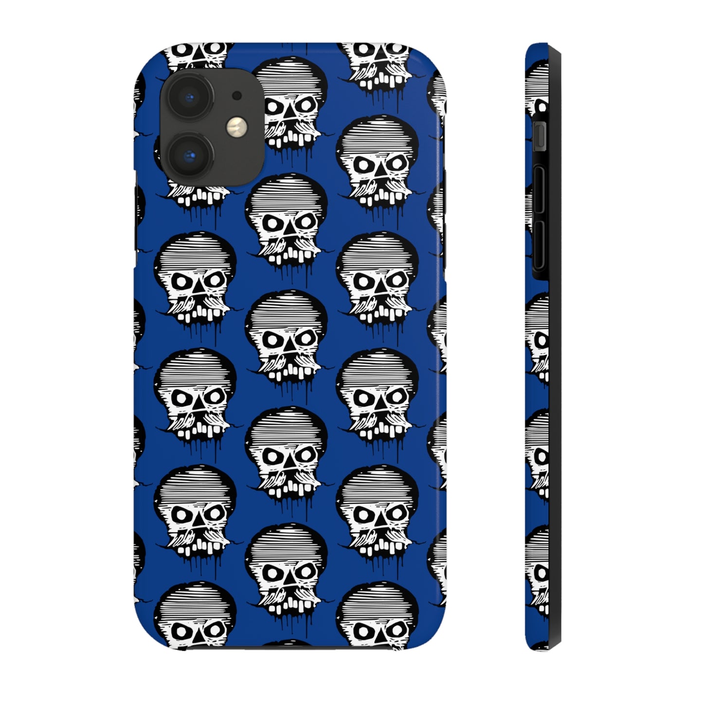 Skull Blue Tough Phone Case