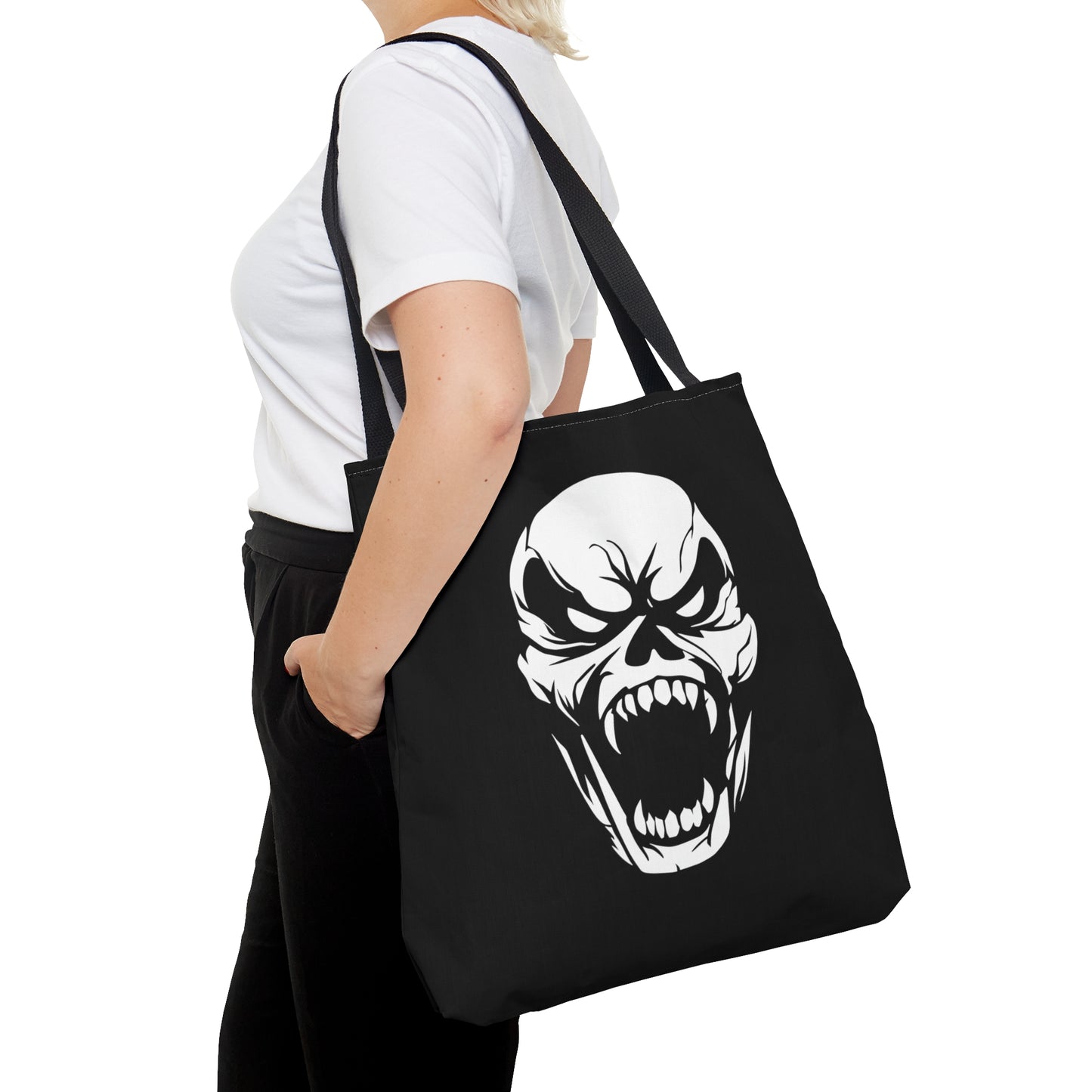 Wide Skull Tote Bag