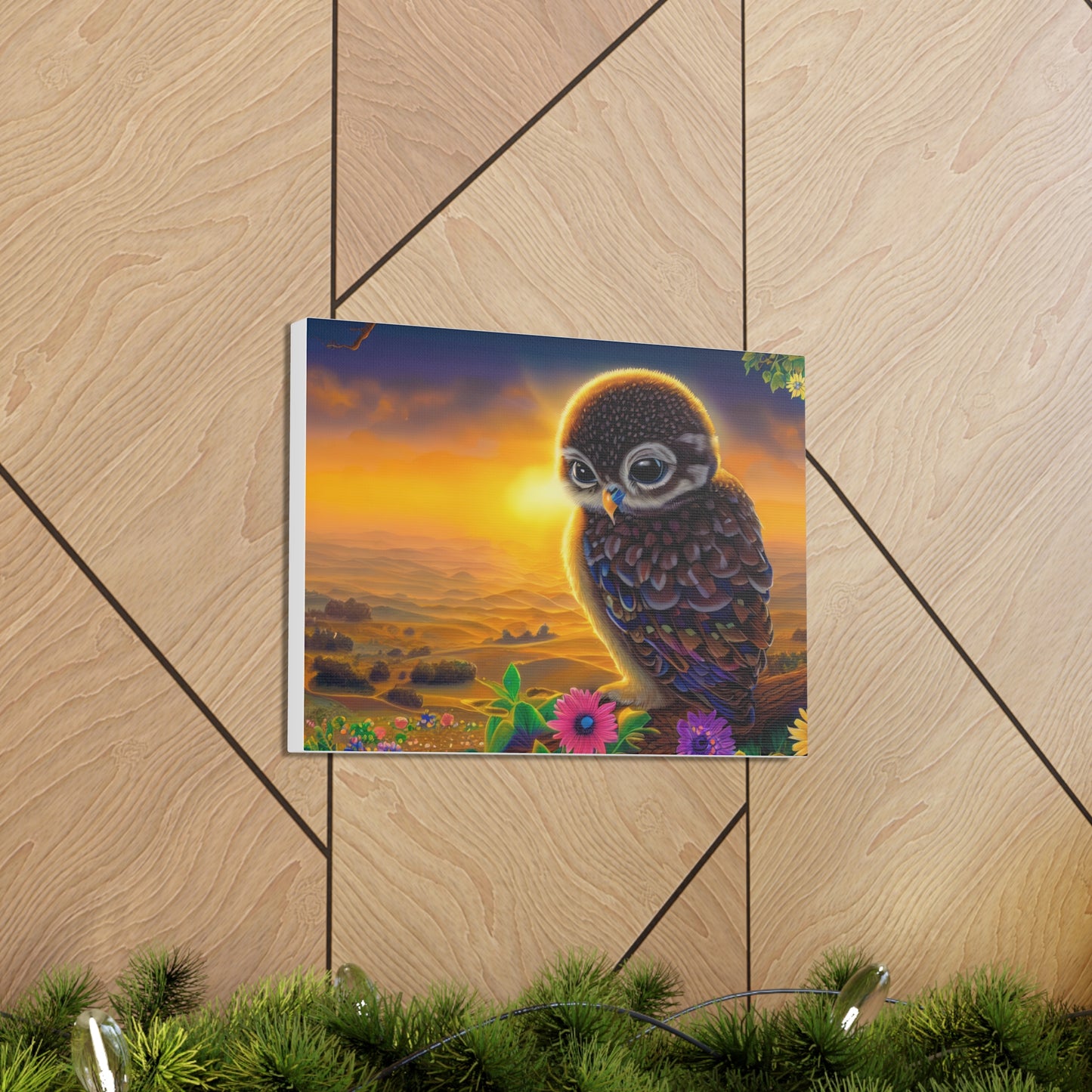 Ohio Owl - Canvas Wall Art