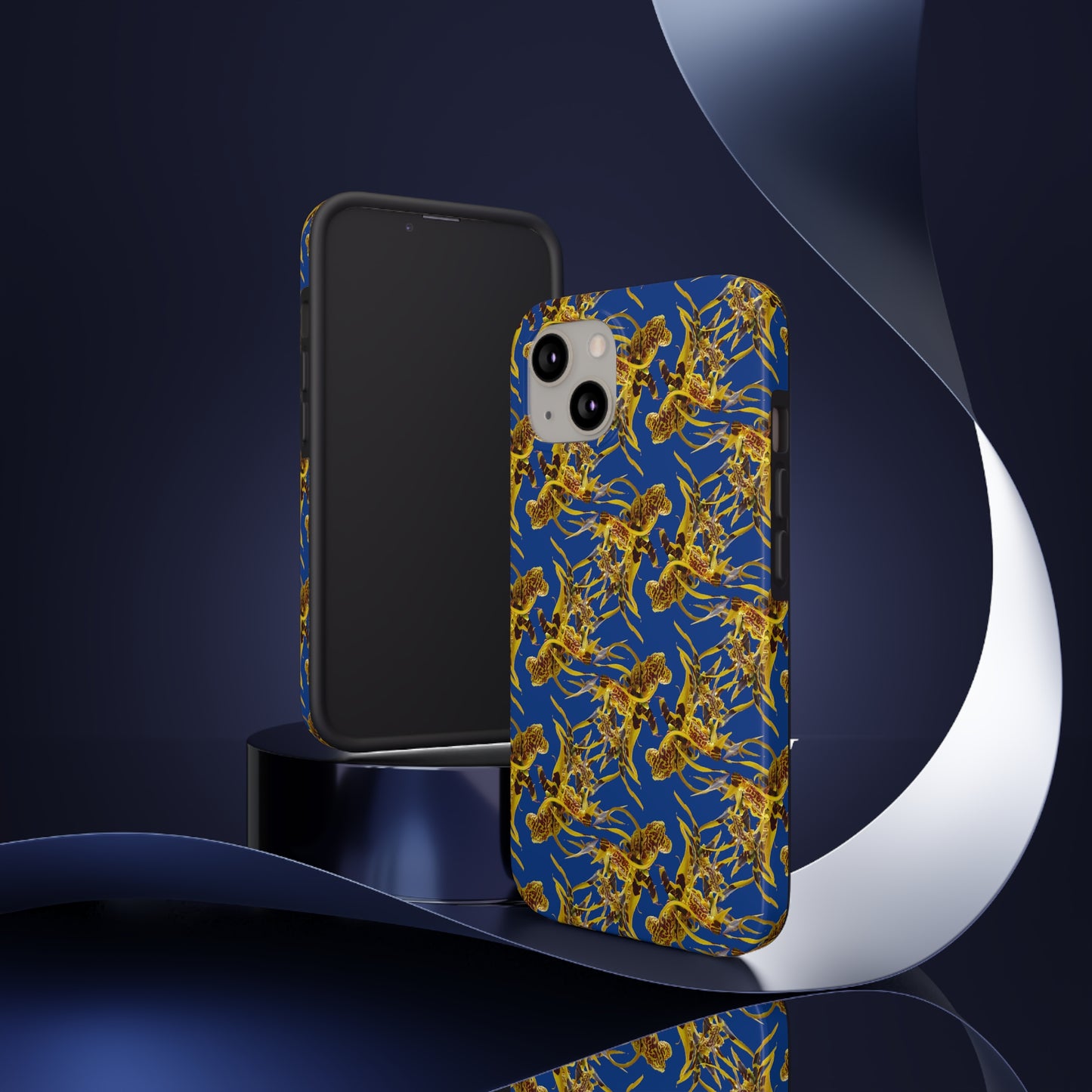 Brassia Orchid Blue Tough Phone Case