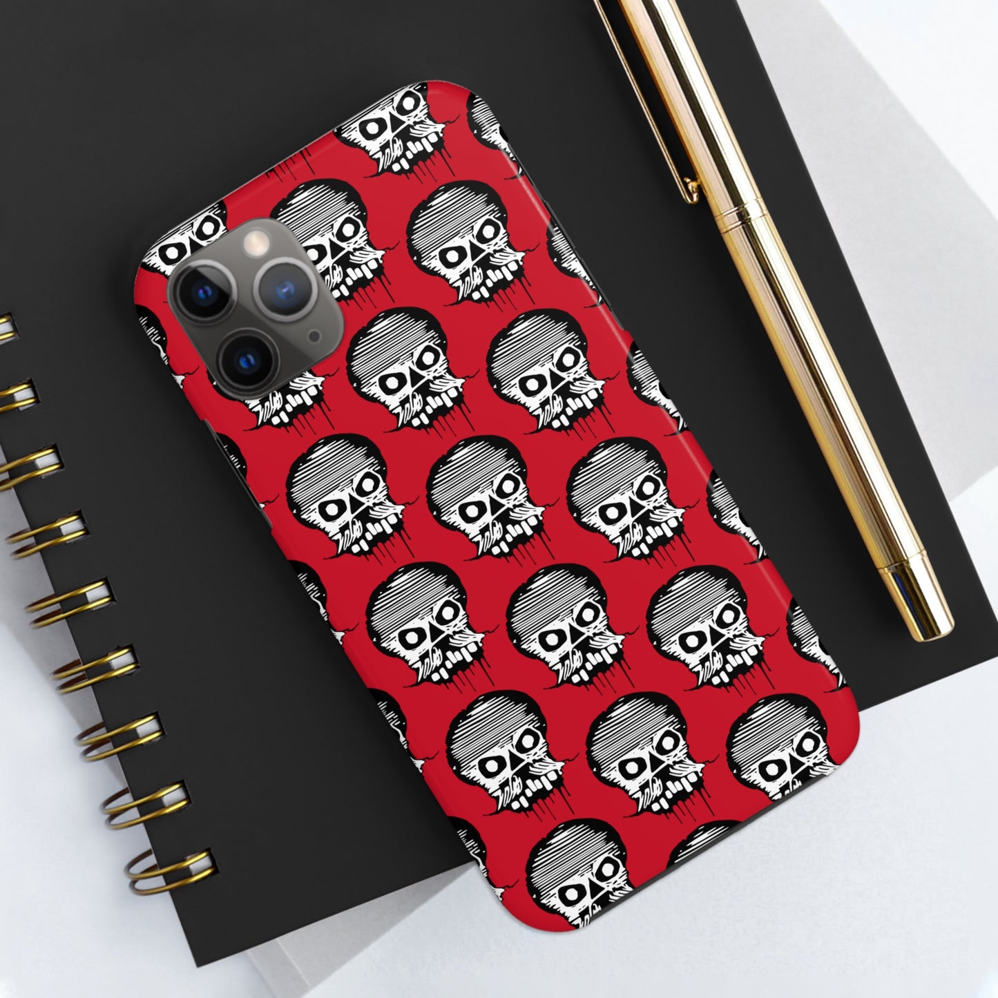 Skull Red Tough Phone Case