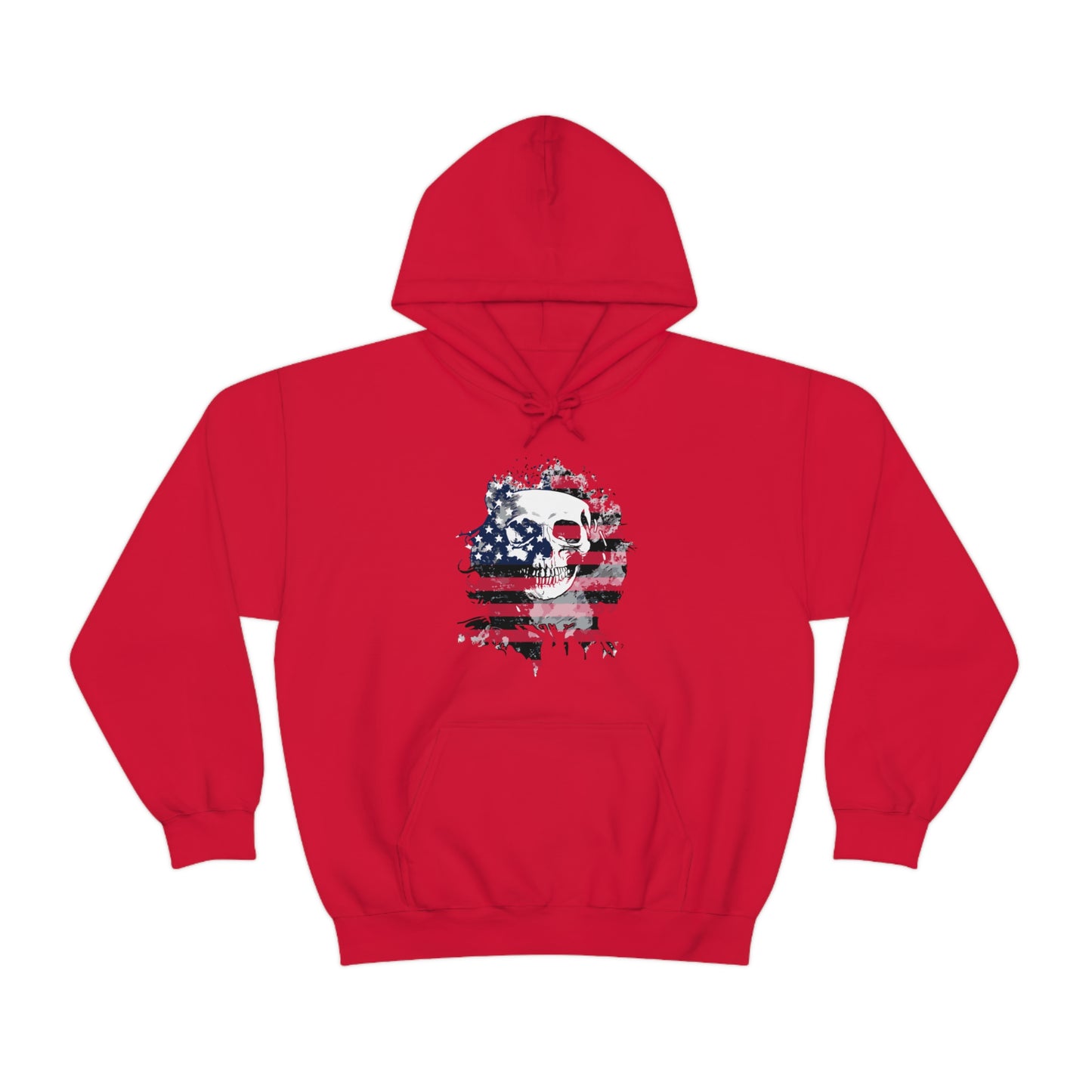 Skull and Flag Unisex Heavy Blend™ Hooded Sweatshirt