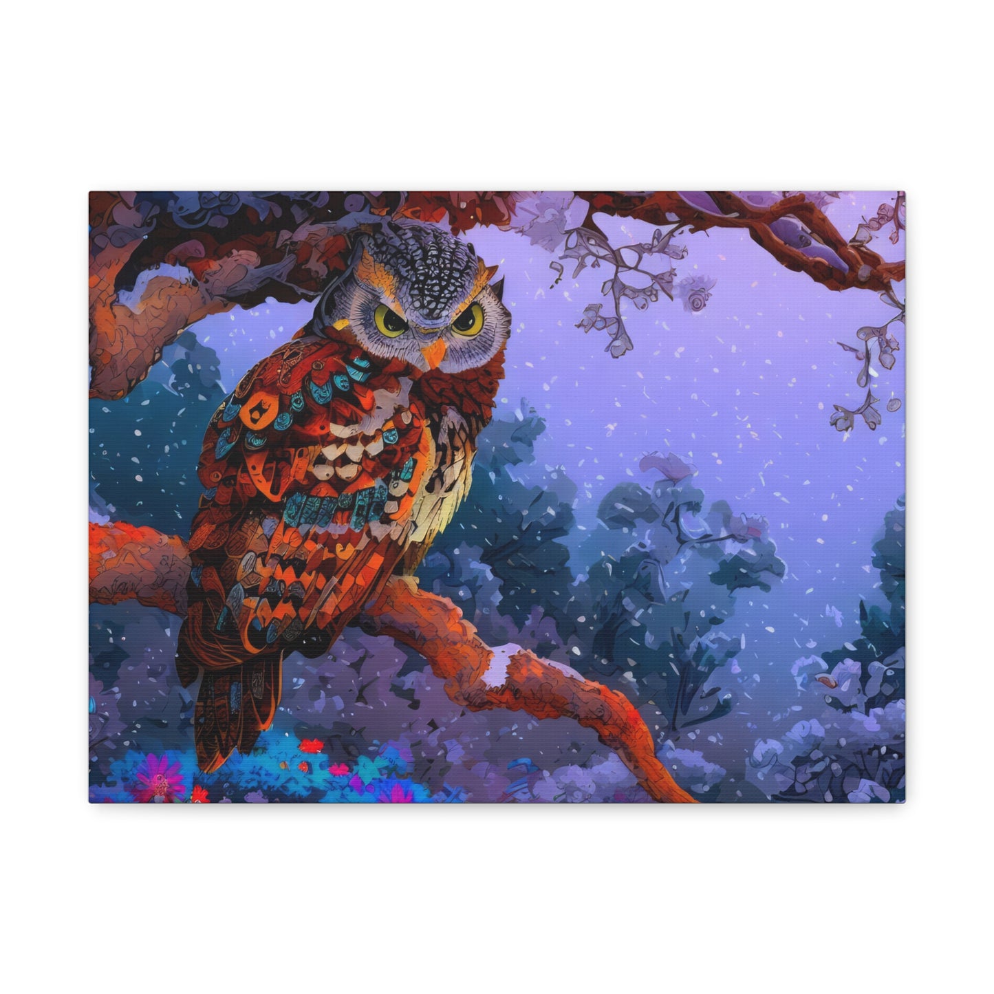 Wyoming Owl  - Canvas Wall Art