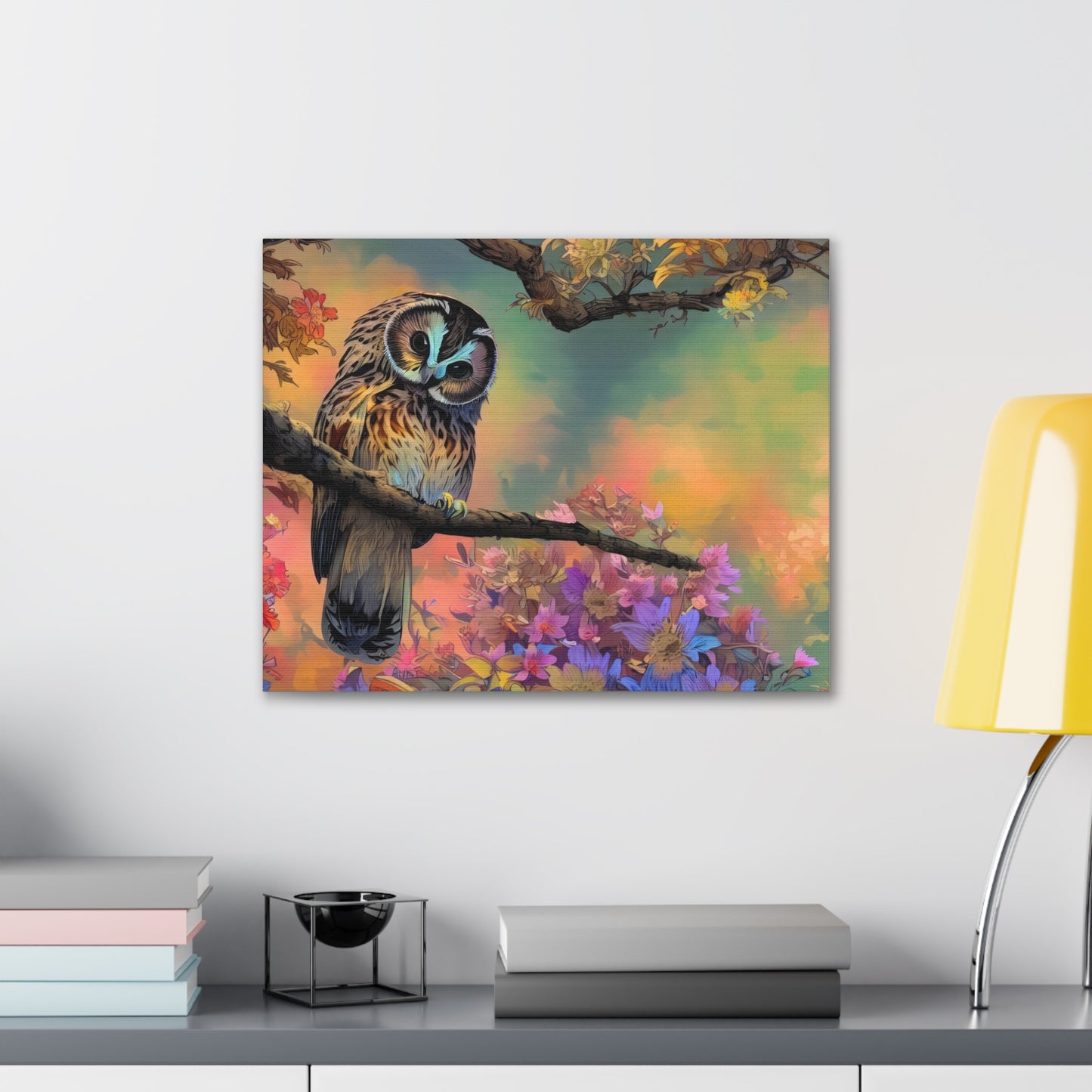 Kansas Owl - Canvas Wall Art