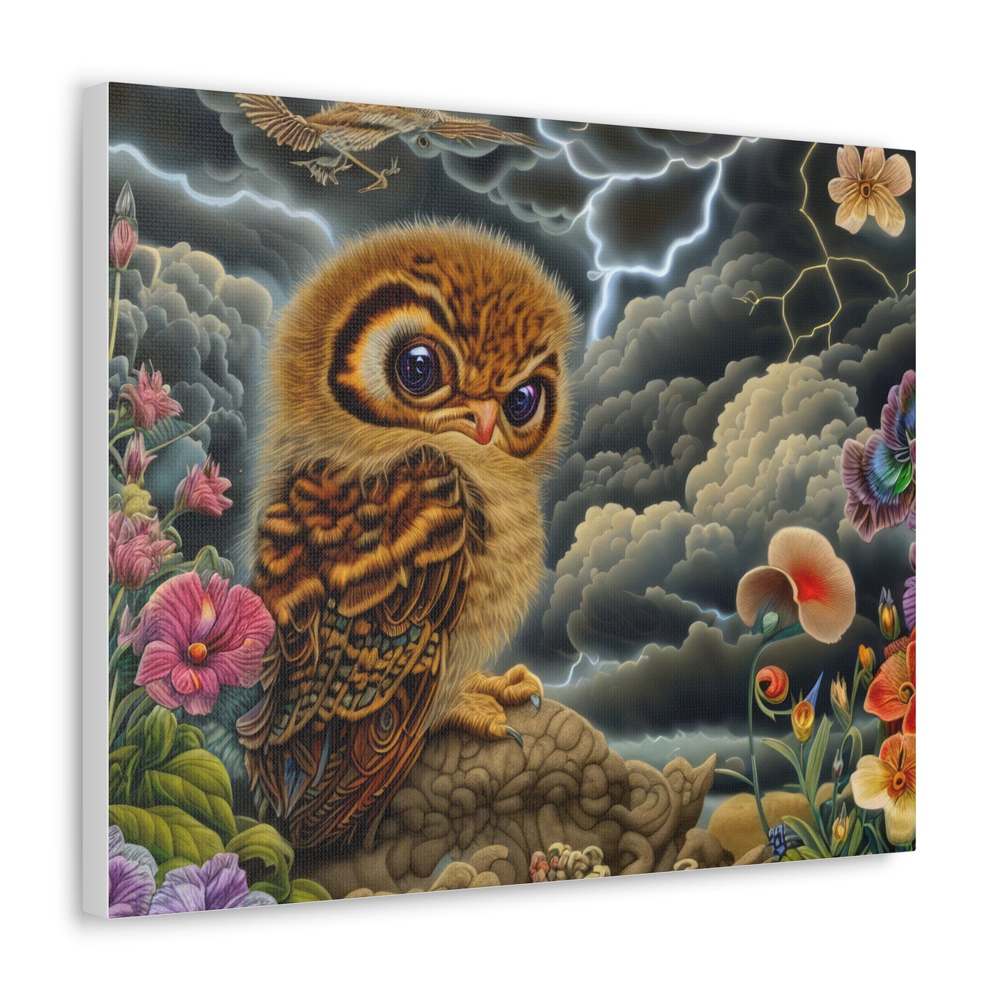 Achilles Owl - Canvas Wall Art