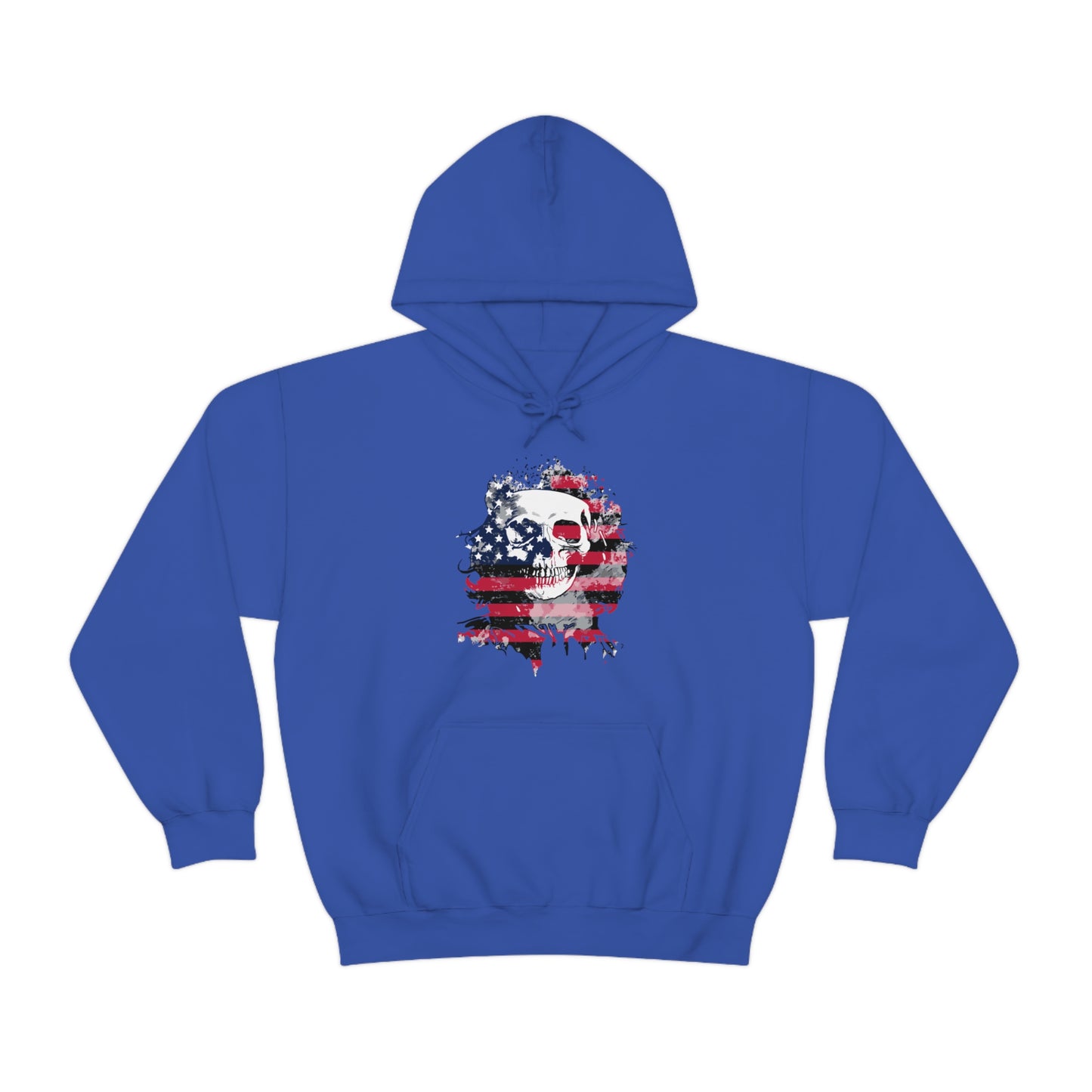 Skull and Flag Unisex Heavy Blend™ Hooded Sweatshirt