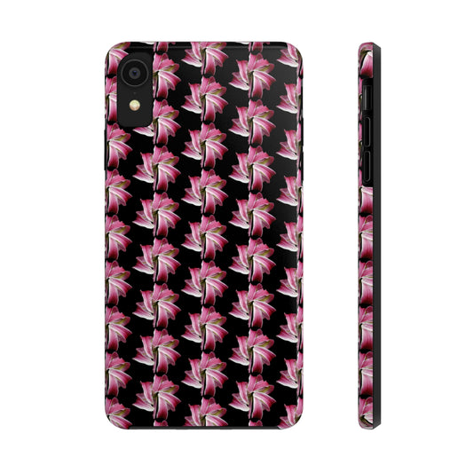 Morning Lily Black Tough Phone Case