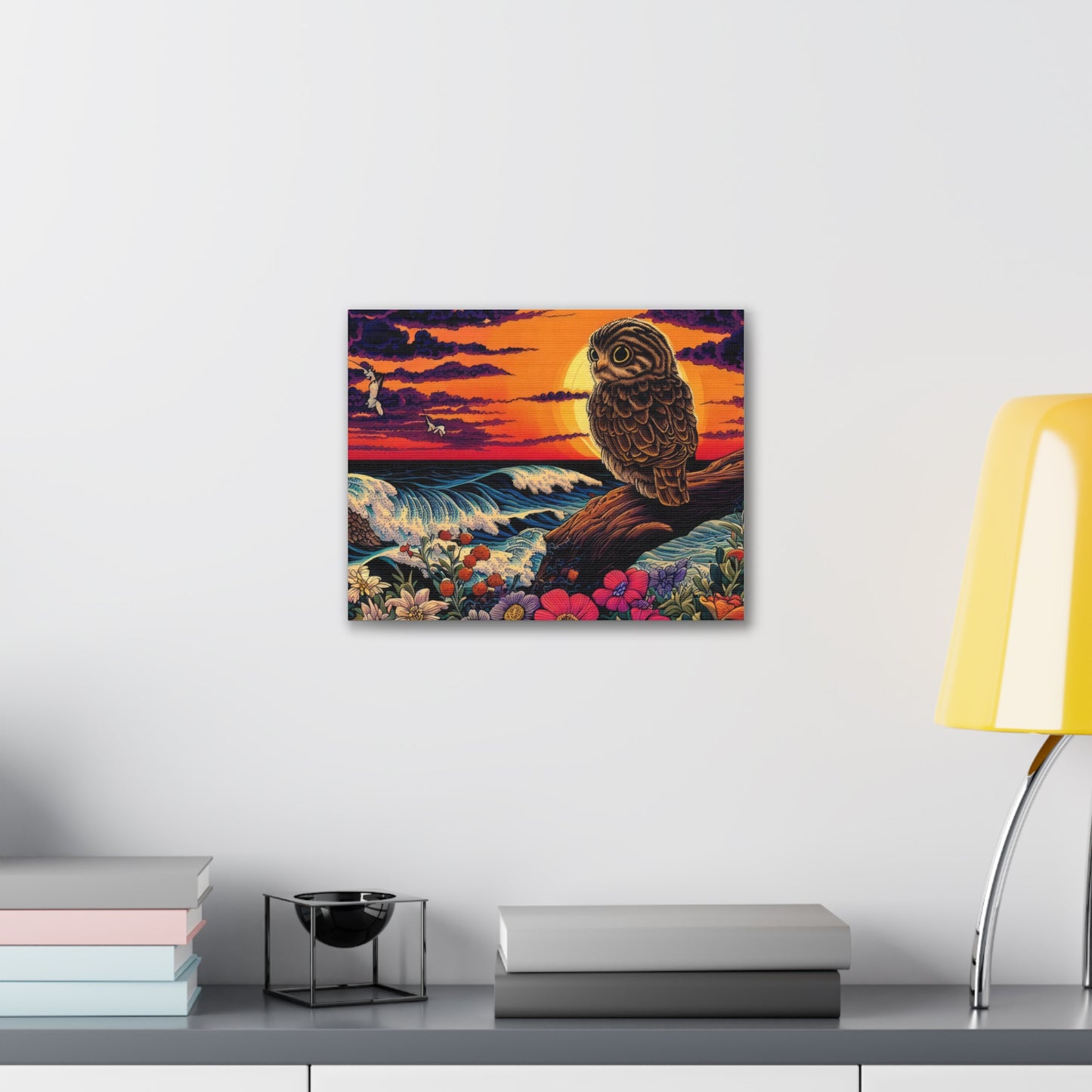 Wisconsin Owl  - Canvas Wall Art