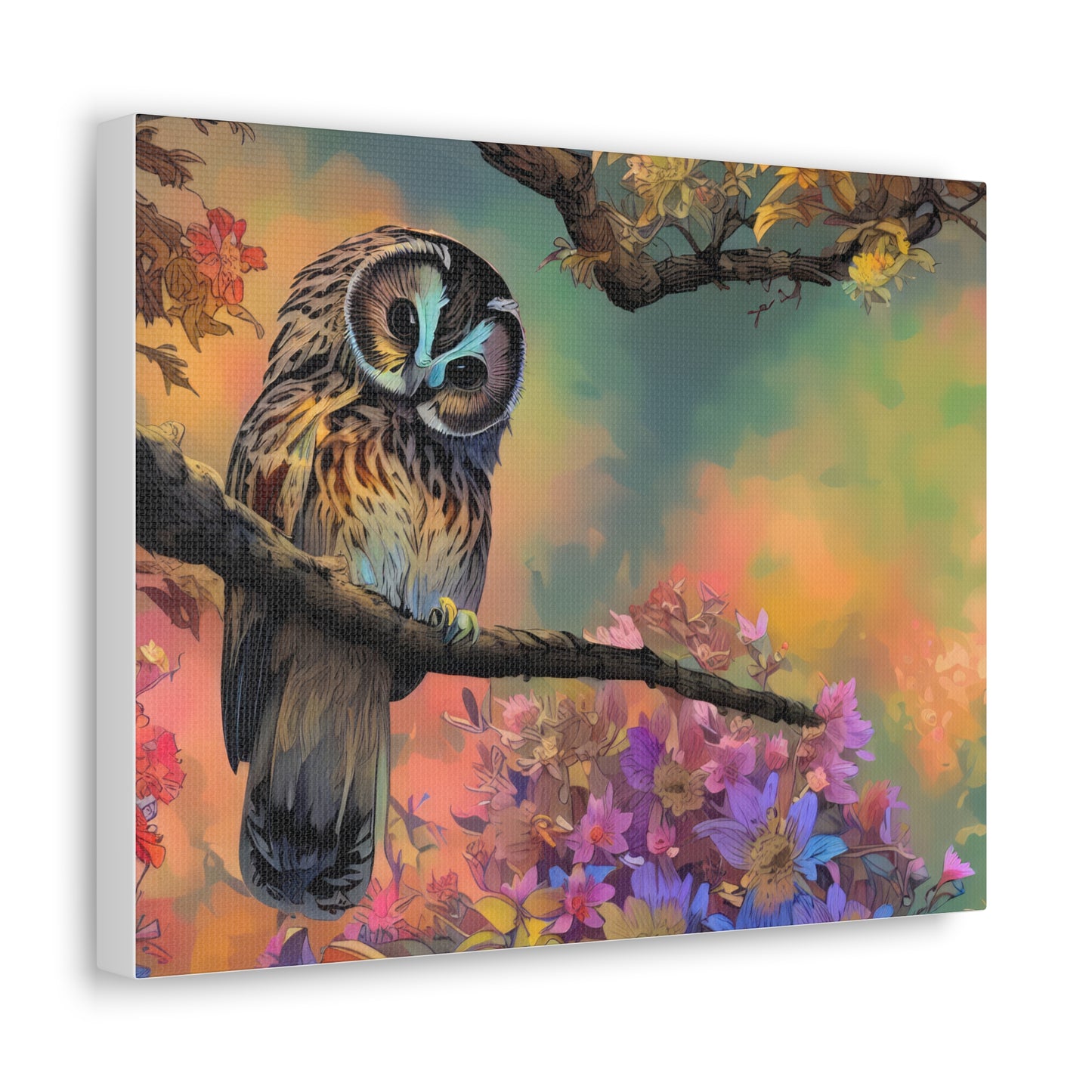 Kansas Owl - Canvas Wall Art