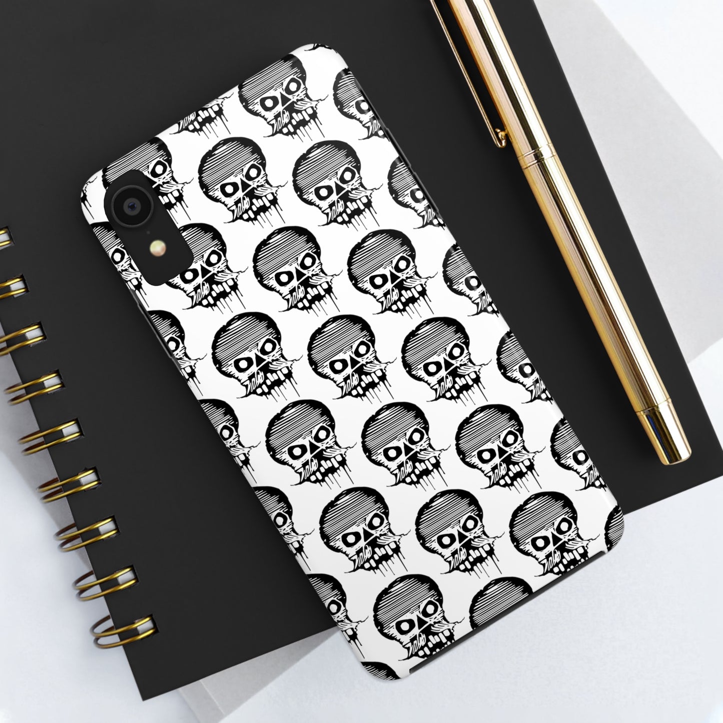 Skull White Tough Phone Case