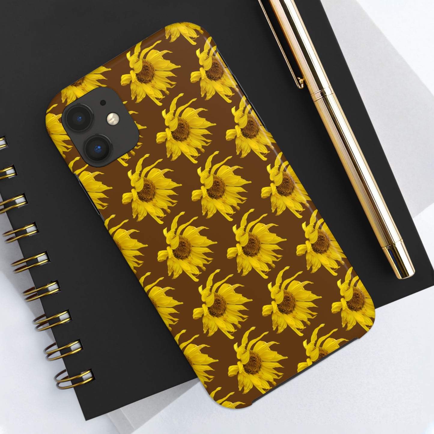 Fall Sunflower Brown Tough Phone Case