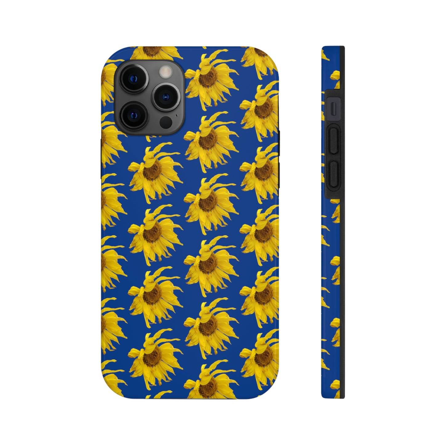 Fall Sunflower Blue Tough Phone Case