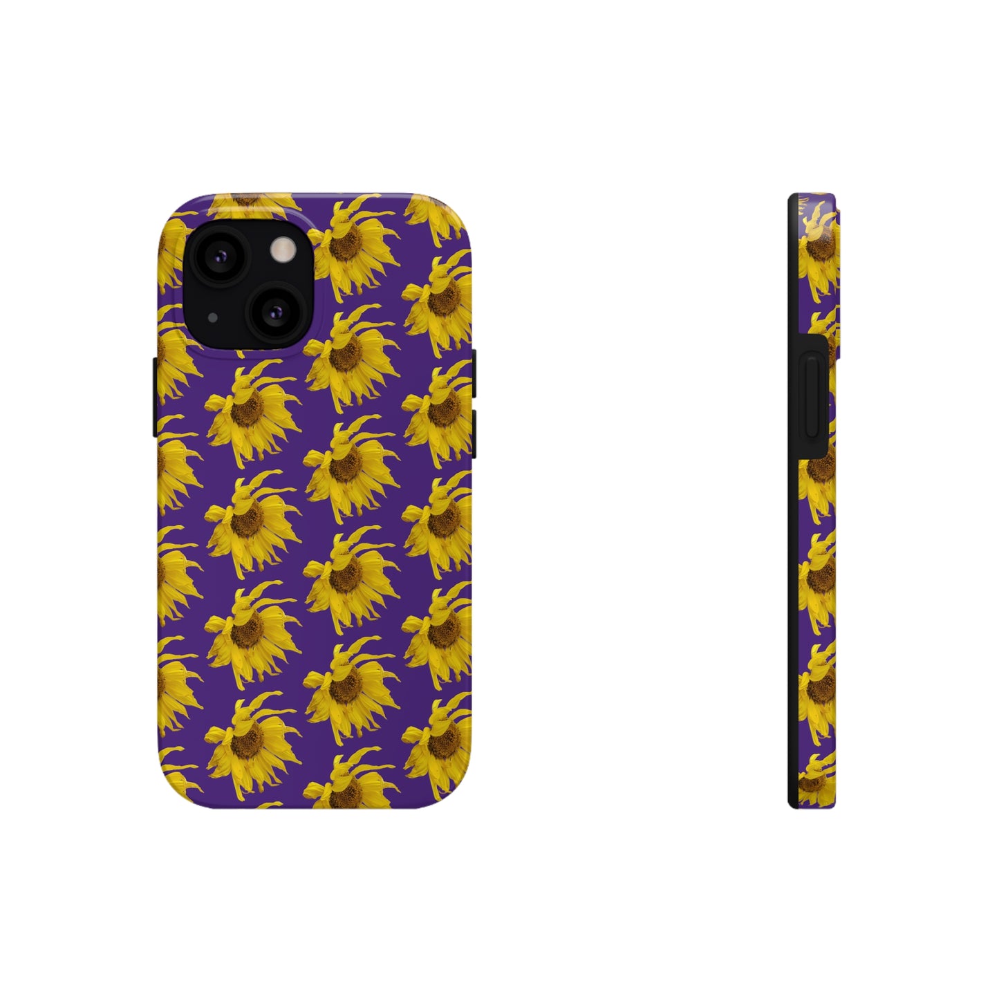 Fall Sunflower Purple Tough Phone Case