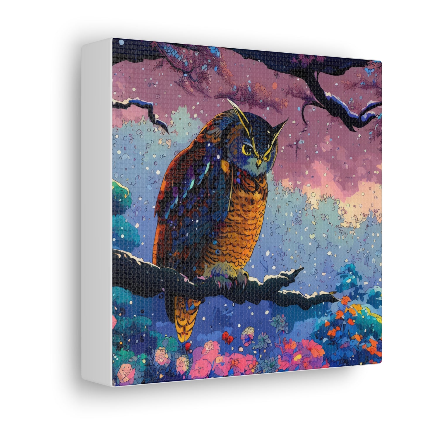 New Mexico Owl  - Canvas Wall Art